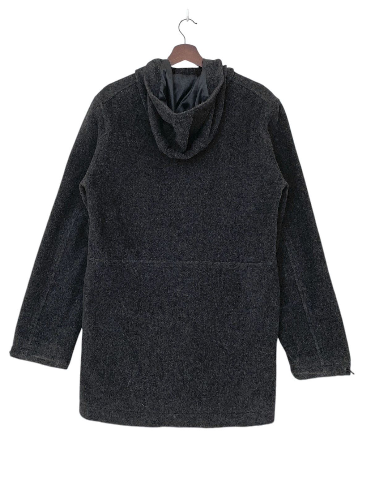 Japanese Brand × PPFM Vintage Japanese Brand PPFM Wool Hoodie Parka 1990s Size US M / EU 48-50 / 2 - 2 Thumbnail