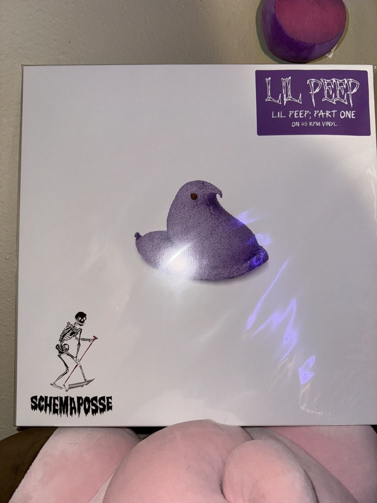Lil Peep LIL PEEP PART ONE Sugar Purple Vinyl 45 record gothboiclique Size ONE SIZE - 3 Thumbnail