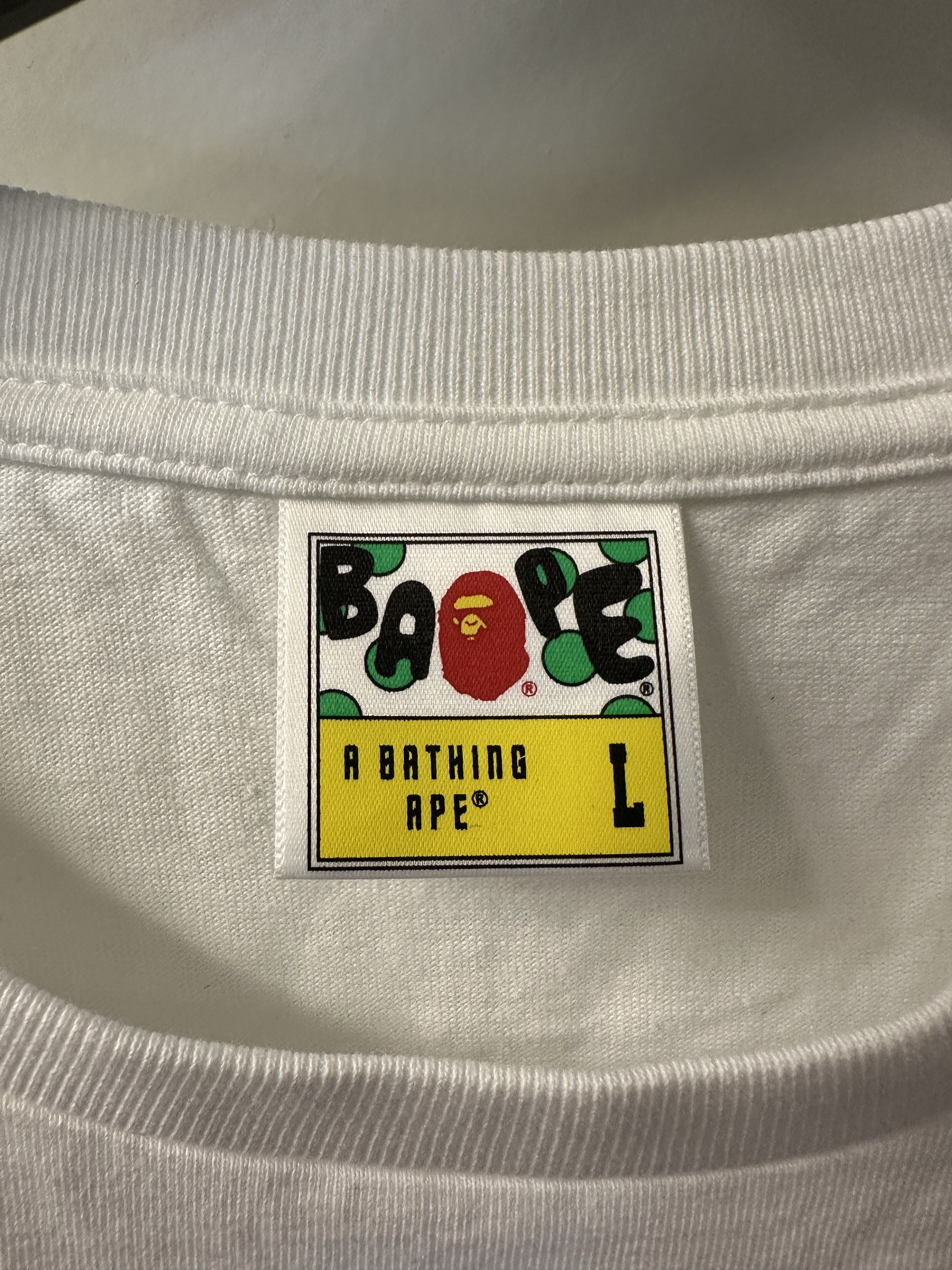 Bape Colors College Tee Size US L / EU 52-54 / 3 - 3 Thumbnail