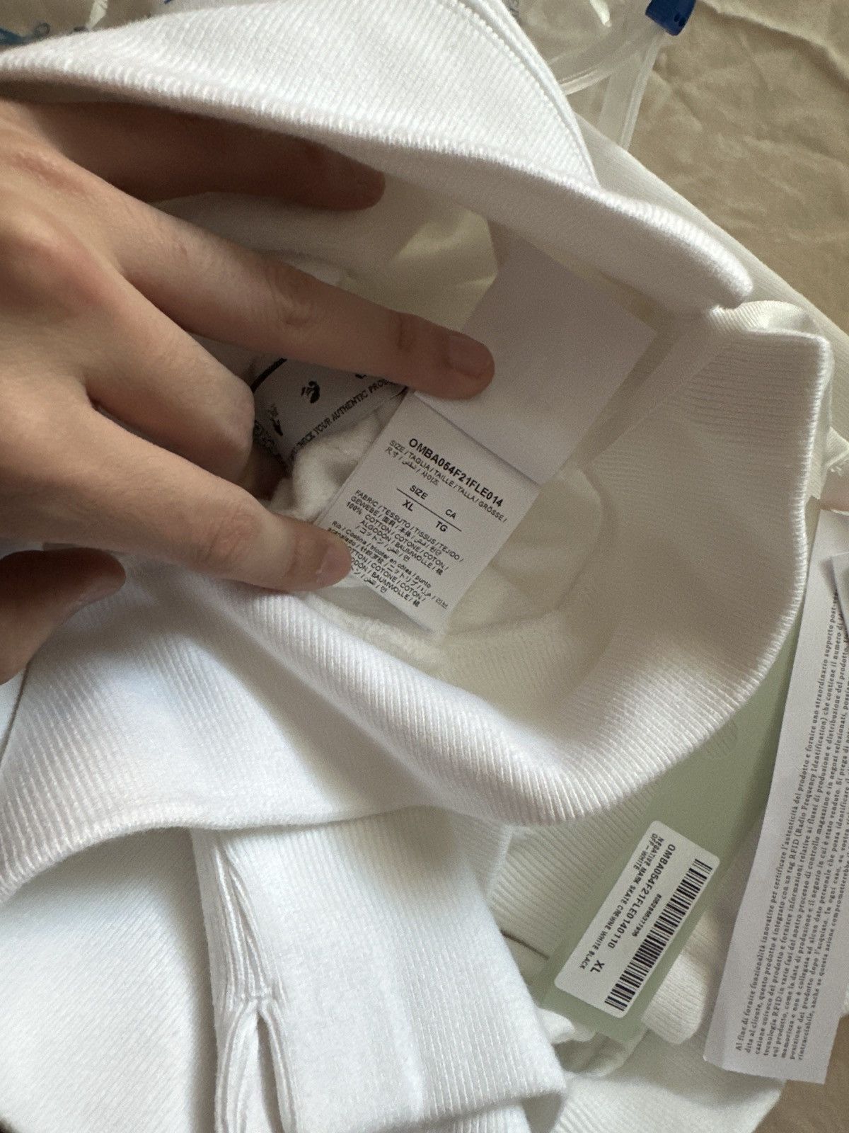Off-White Off White Motif Marker Arrow Sweater Size US XL / EU 56 / 4 - 5 Thumbnail