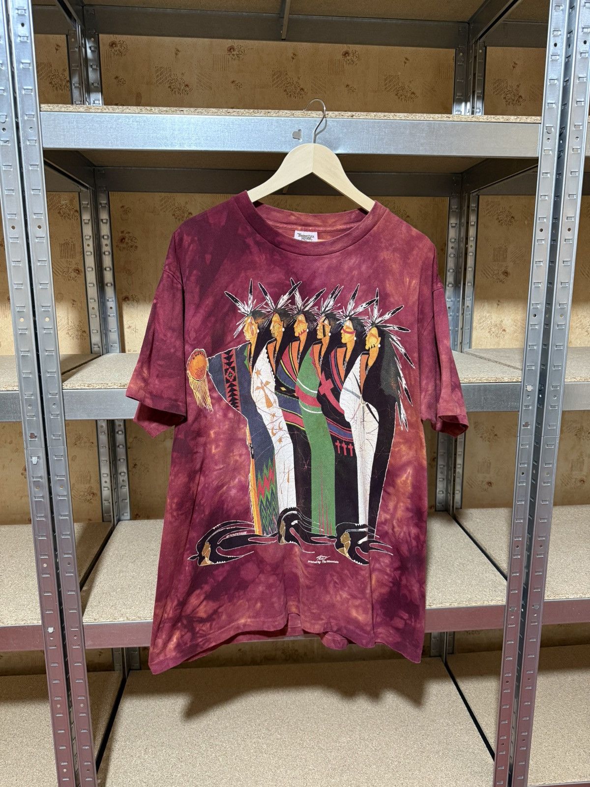 Vintage Vintage 1996 American Indians Made In USA Retro T-Shirt Size US XL / EU 56 / 4 - 1 Thumbnail