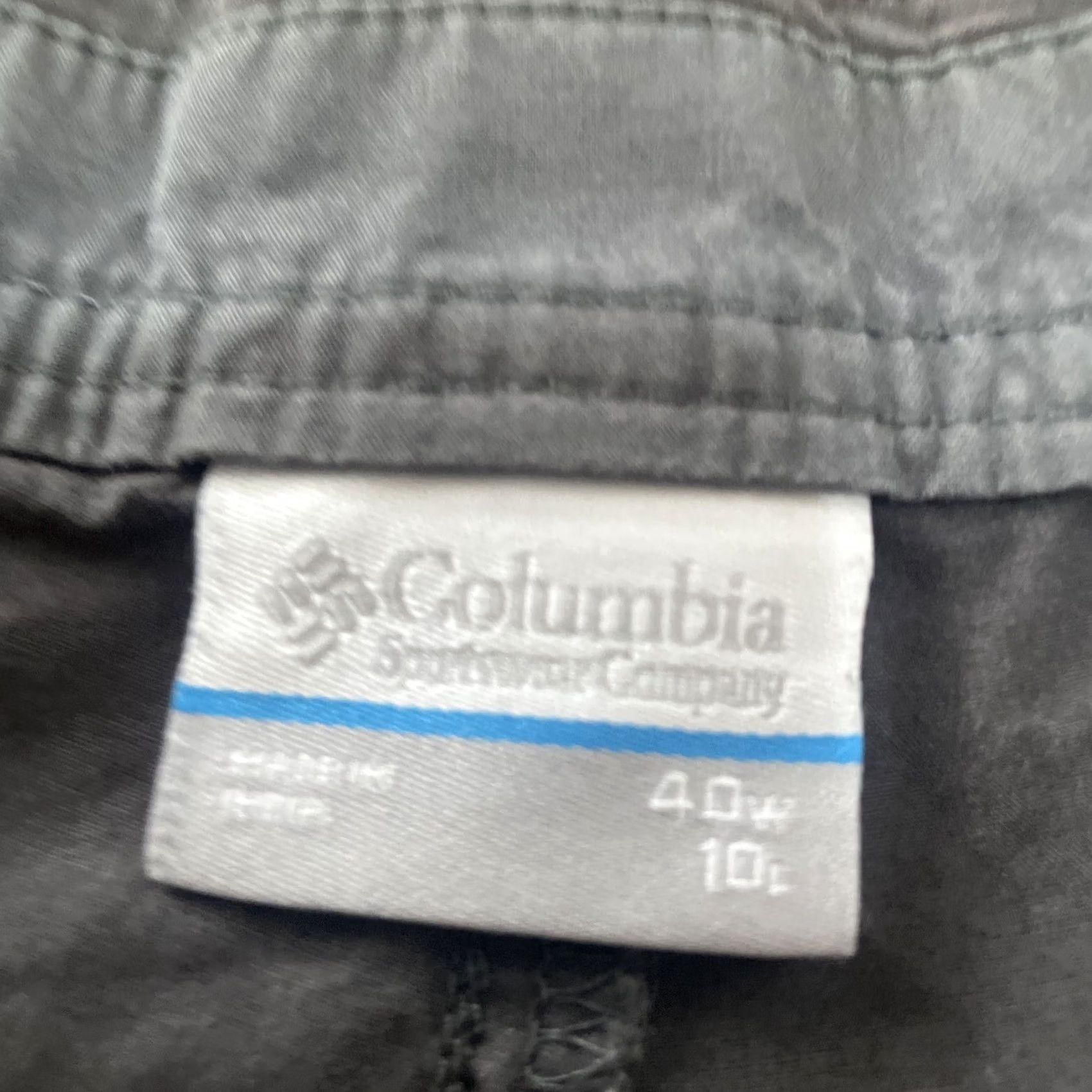 Vintage Columbia Shorts Men 40W 10L Grey Outdoor Active Cotton Chino Flat Front 40x10 QA Size US 40 / EU 56 - 5 Thumbnail