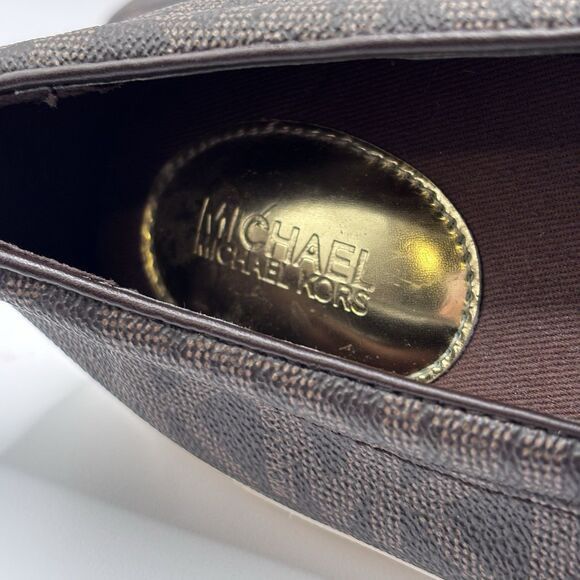 Michael Kors Michael Kors Keaton Signature Logo Brown Sneakers Women 8M Size US 8 / IT 38 - 6 Thumbnail