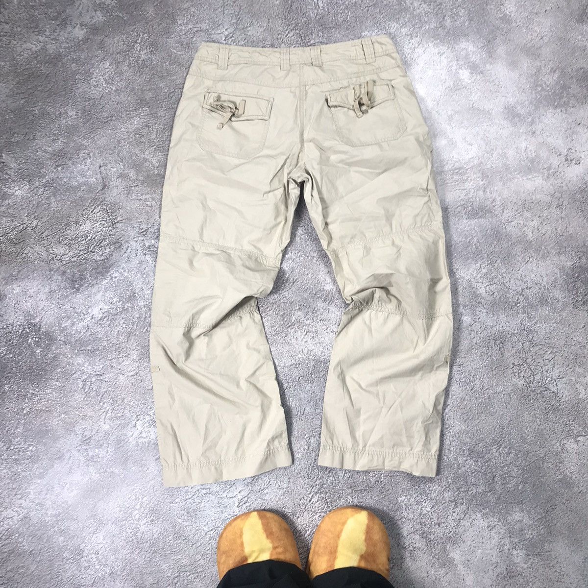 Vintage Vintage 90s Baggy Cargo Pants Flared Wide Leg Streetwear 30 Size 30" / US 8 / IT 44 - 6 Thumbnail