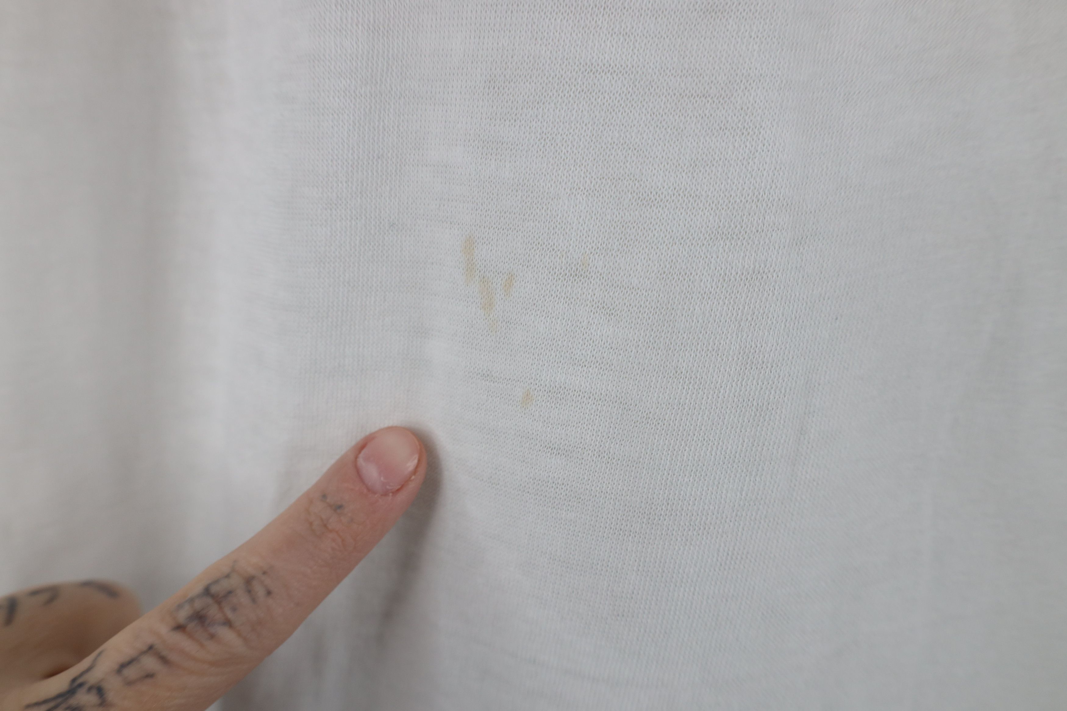 Vintage Vintage 90s Streetwear Blank Super Thin T-Shirt White USA Size US L / EU 52-54 / 3 - 4 Thumbnail