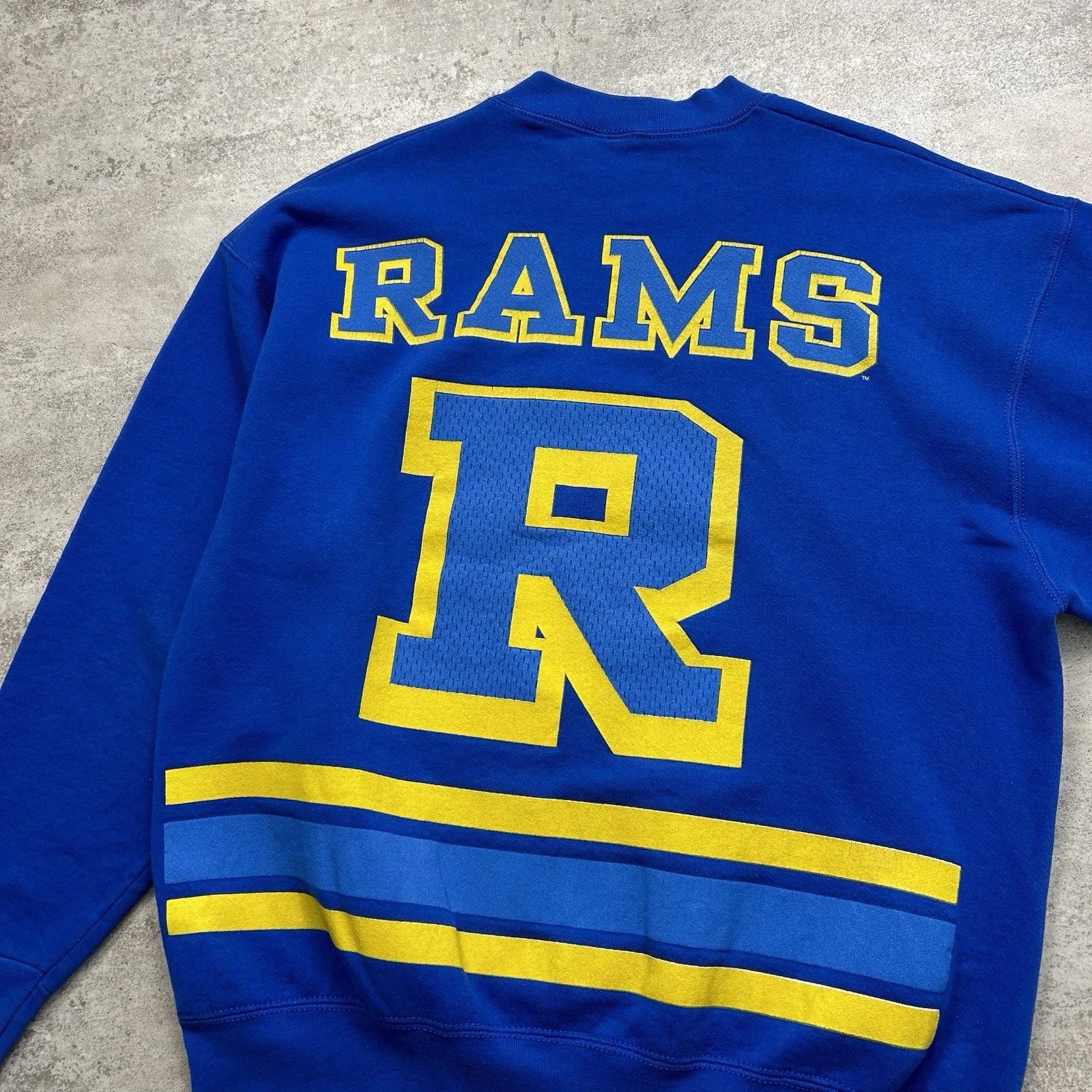 NFL × Vintage LA ST.LOUIS RAMS SALEM SPORTSWEAR 1995 DOUBLE SIDED Size US XL / EU 56 / 4 - 4 Thumbnail