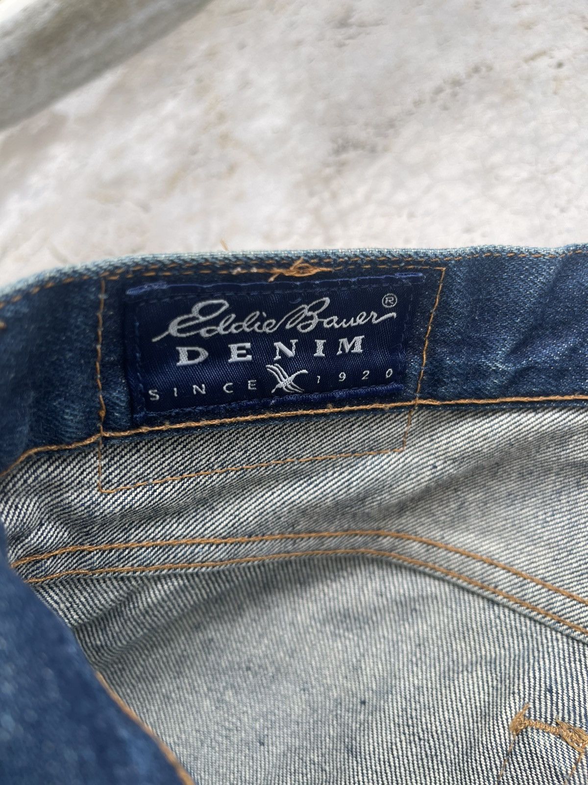 Eddie Bauer Vintage Eddie Bauer Distressed Denim Size US 34 / EU 50 - 9 Thumbnail