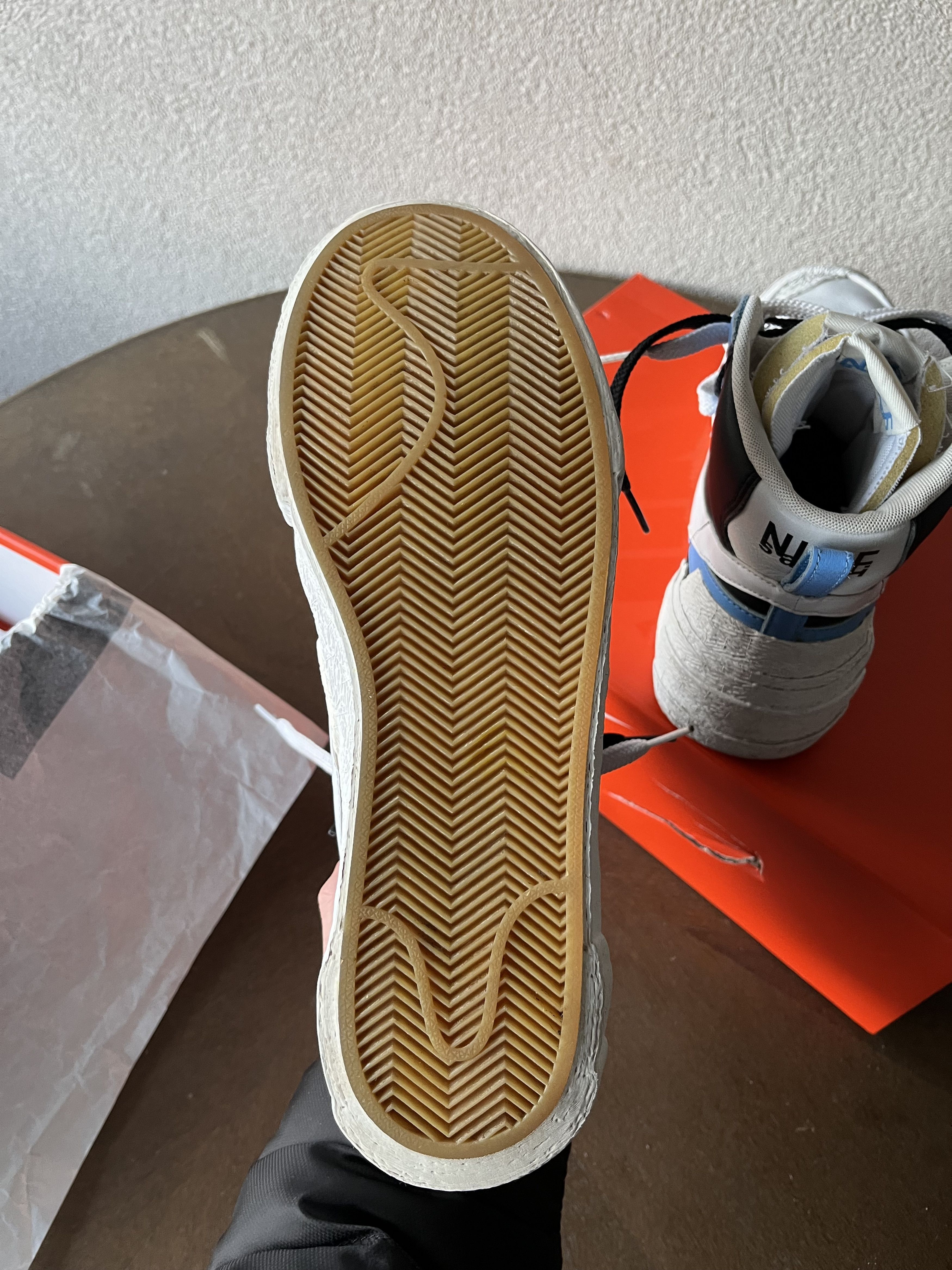 Nike × Sacai Nike X Sacai High Sneakers Blue Size US 9.5 / EU 42-43 - 6 Thumbnail