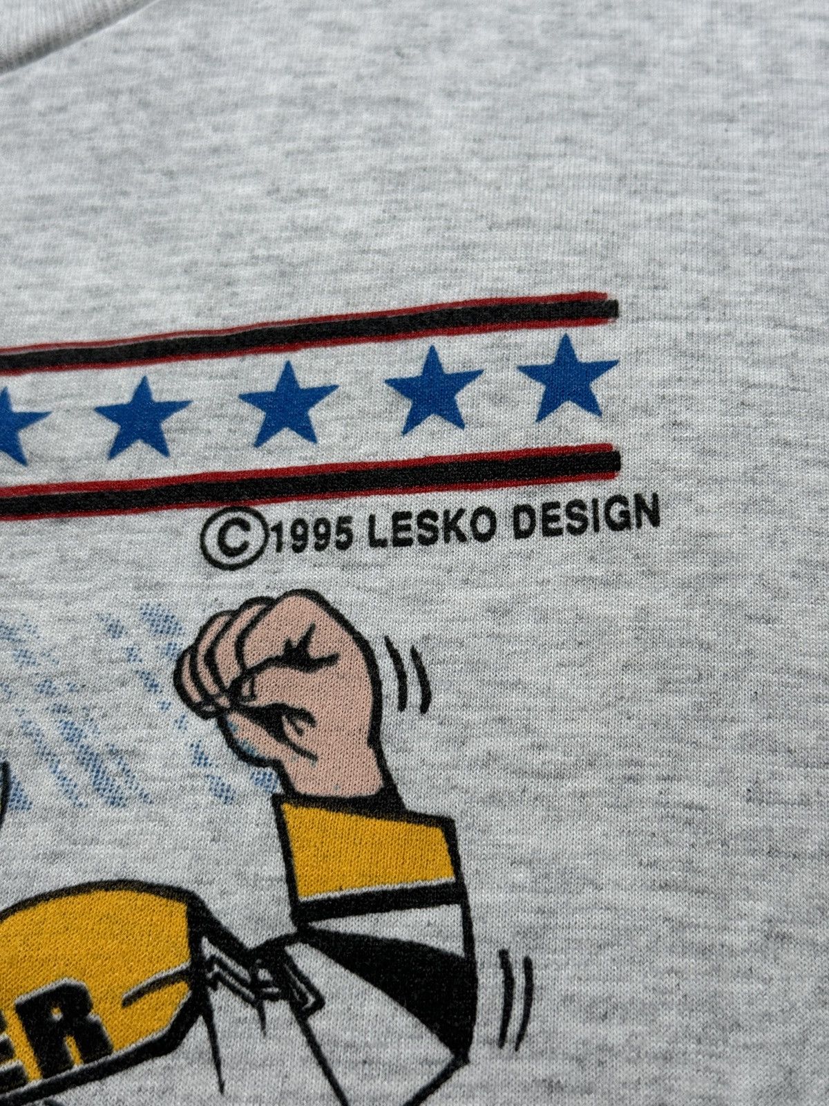 NHL × Vintage Vintage 90s Hockey Rules 54 Fisticuffs 1995 NHL T Shirt Size US XL / EU 56 / 4 - 5 Thumbnail