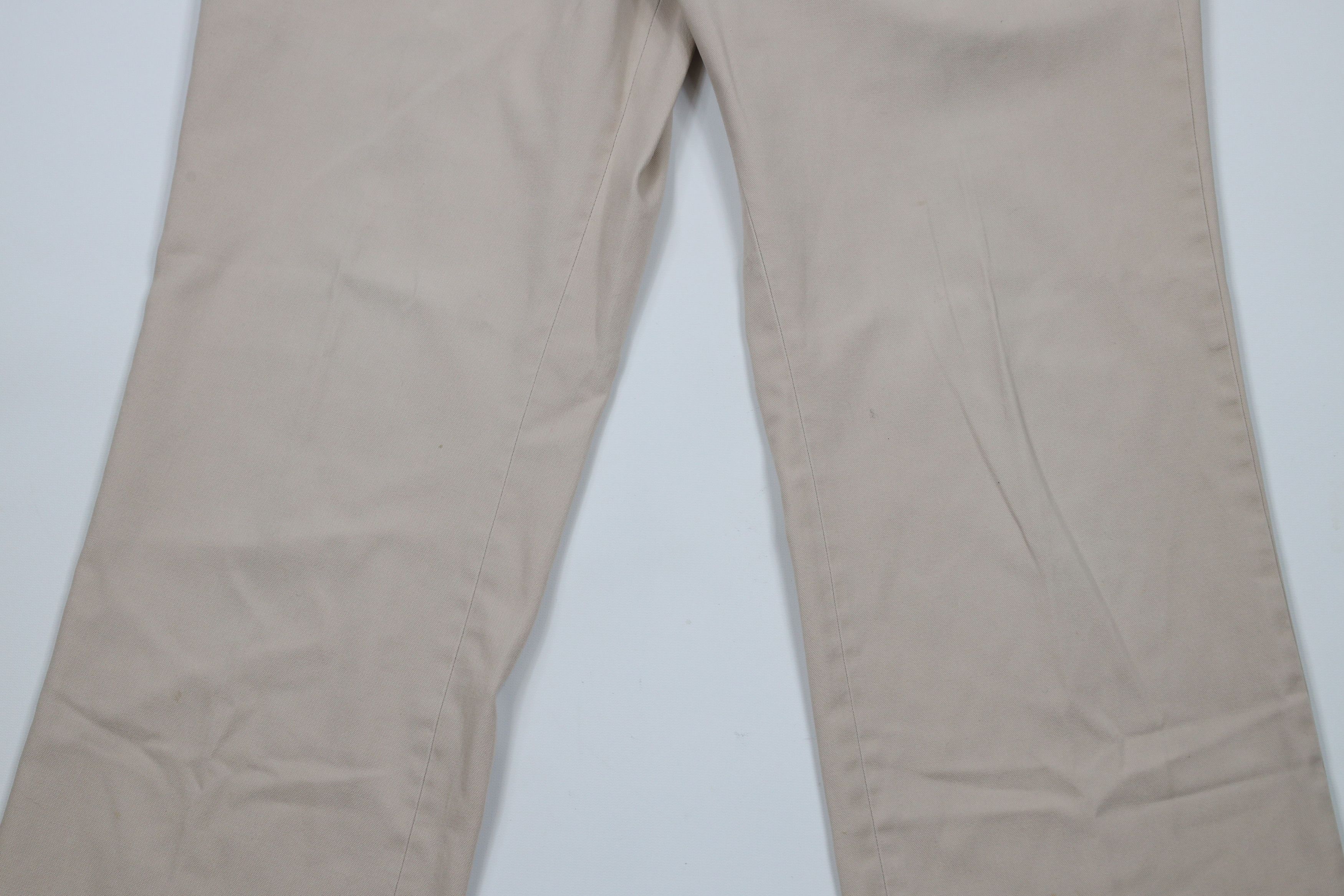 Vintage × Wrangler Vintage 70s Wrangler Flared Wide Leg Chino Pants Beige USA Size US 34 / EU 50 - 3 Thumbnail