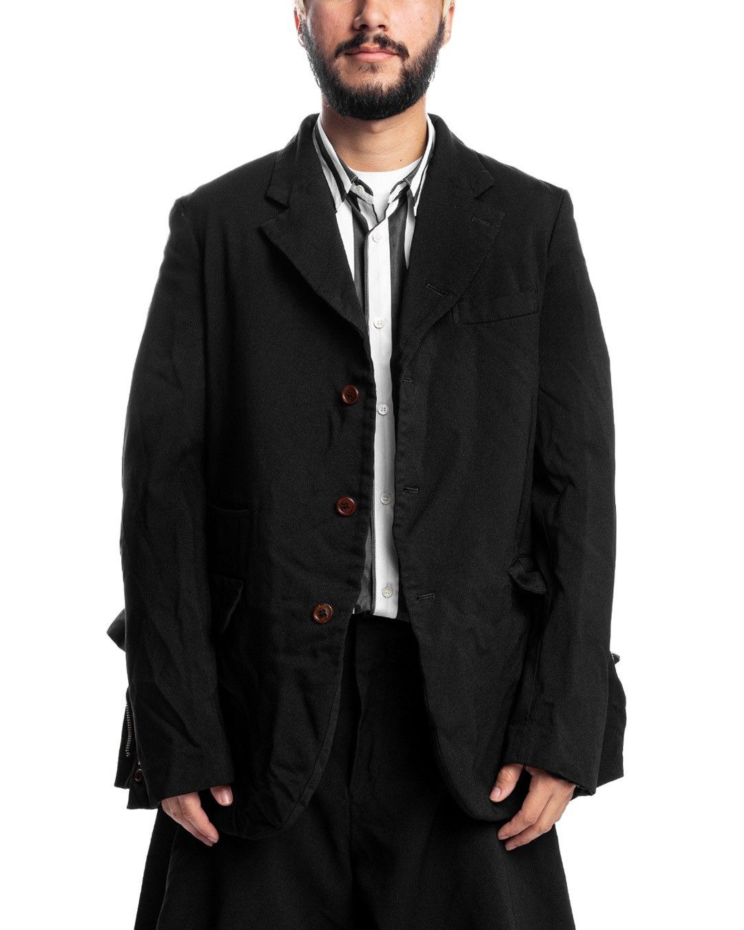 Comme des Garcons Homme Plus Comme des Garçons HOMME PLUS Zipper Blazer Jacket Size US XS / EU 42 / 0 - 9 Thumbnail