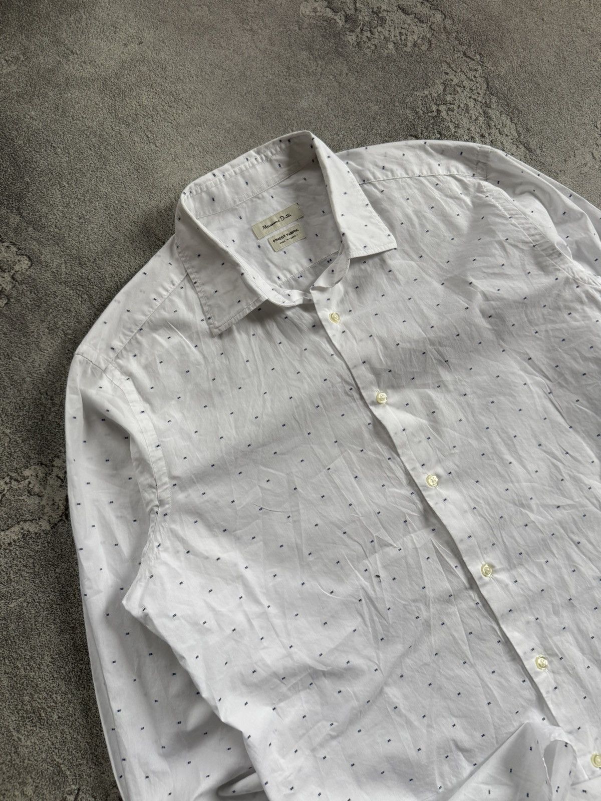 Massimo Dutti Massimo Dutti L printed dotted shirts button up long sleeve Size US L / EU 52-54 / 3 - 2 Thumbnail