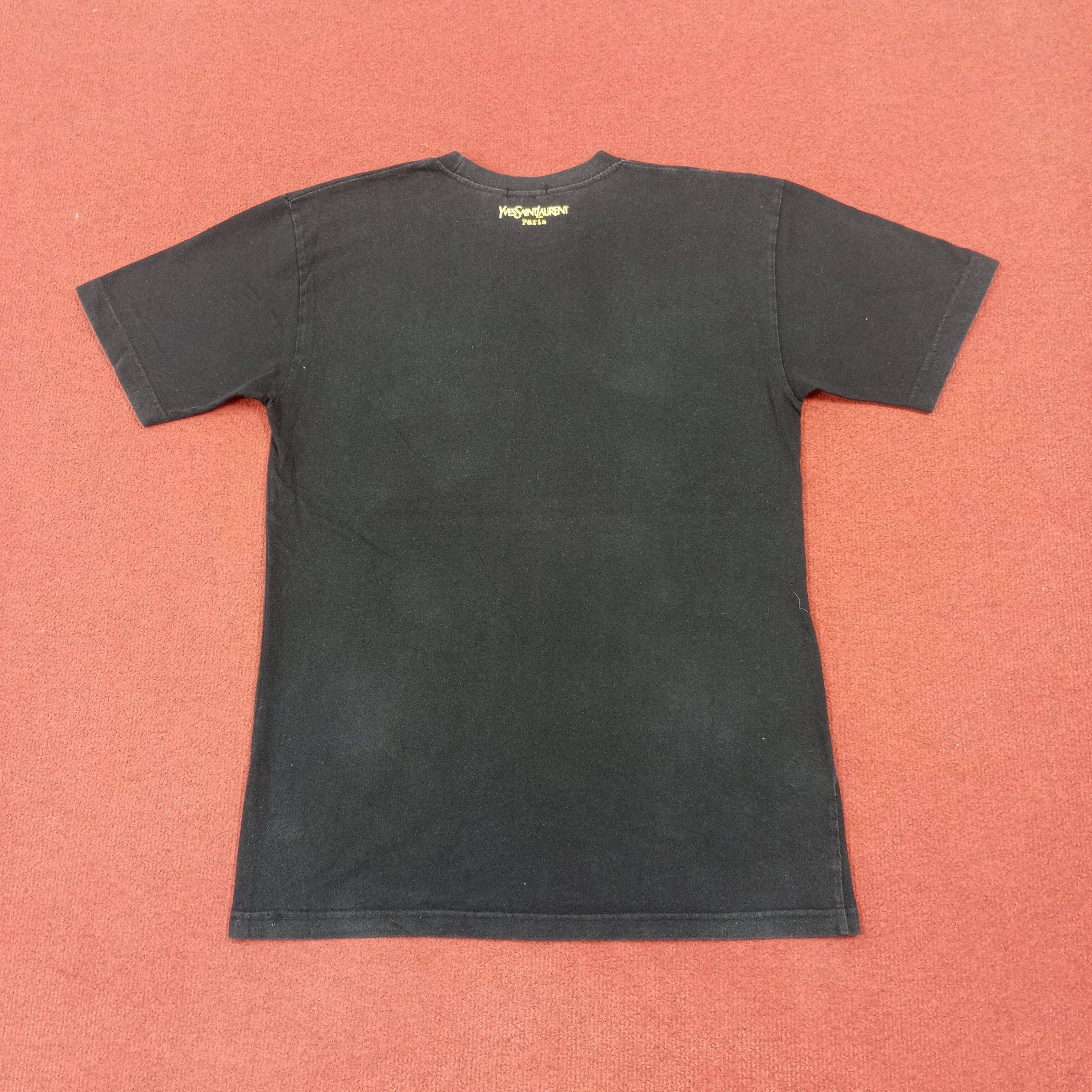 Vintage × Yves Saint Laurent Yves Saint Laurent Colours Spellout Design Tshirt Size US M / EU 48-50 / 2 - 3 Thumbnail