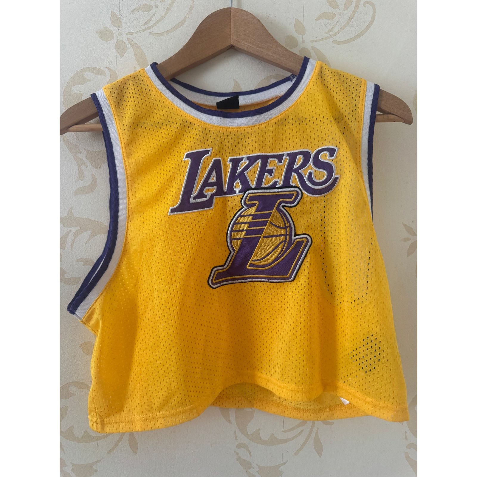 Champion Ladies NBA Ultra Game Los Angeles Lakers Cropped Jersey Med Size US M / EU 48-50 / 2 - 1 Thumbnail