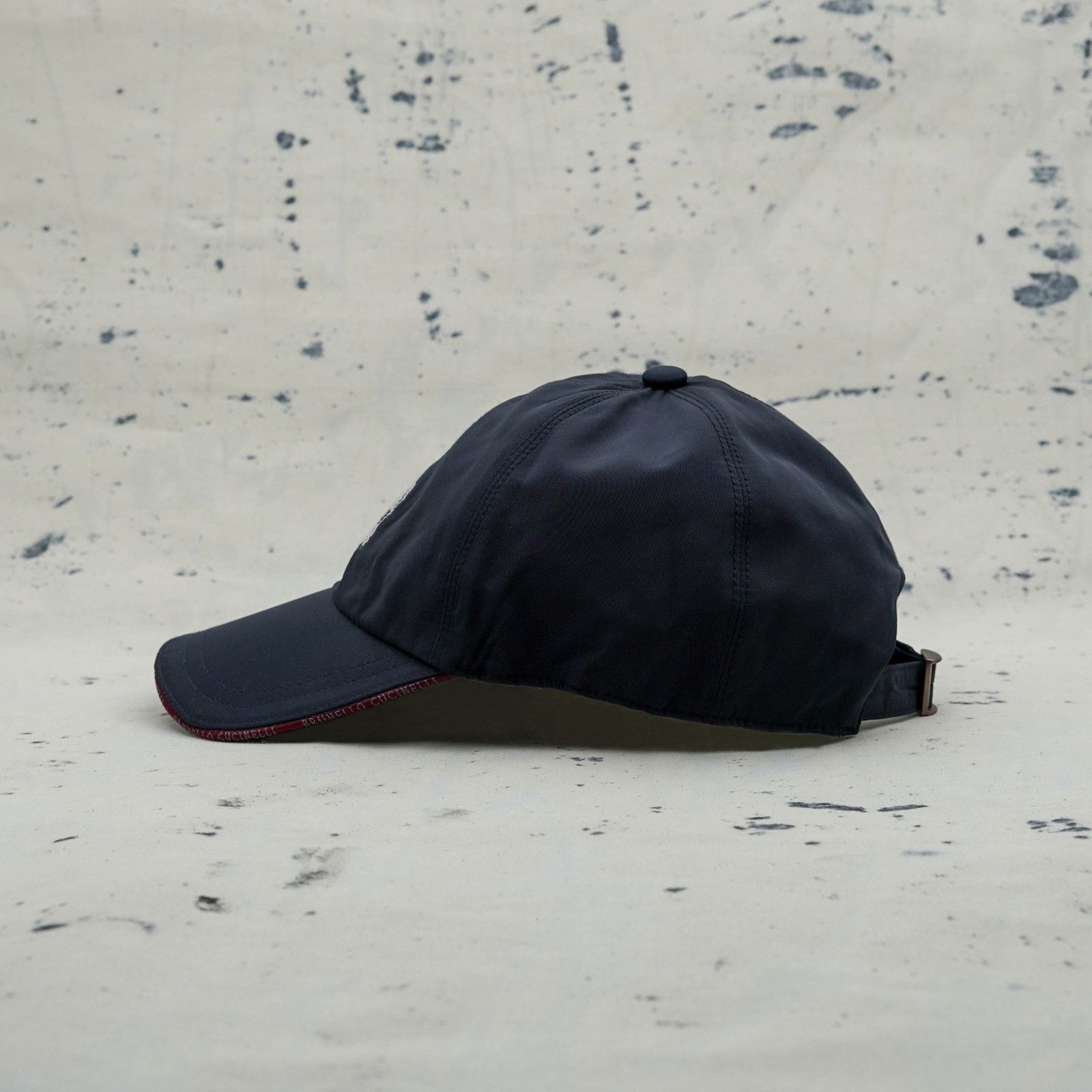 Brunello Cucinelli Brunello cucinelli nylon navy blue logo baseball cap hat Size ONE SIZE - 3 Thumbnail