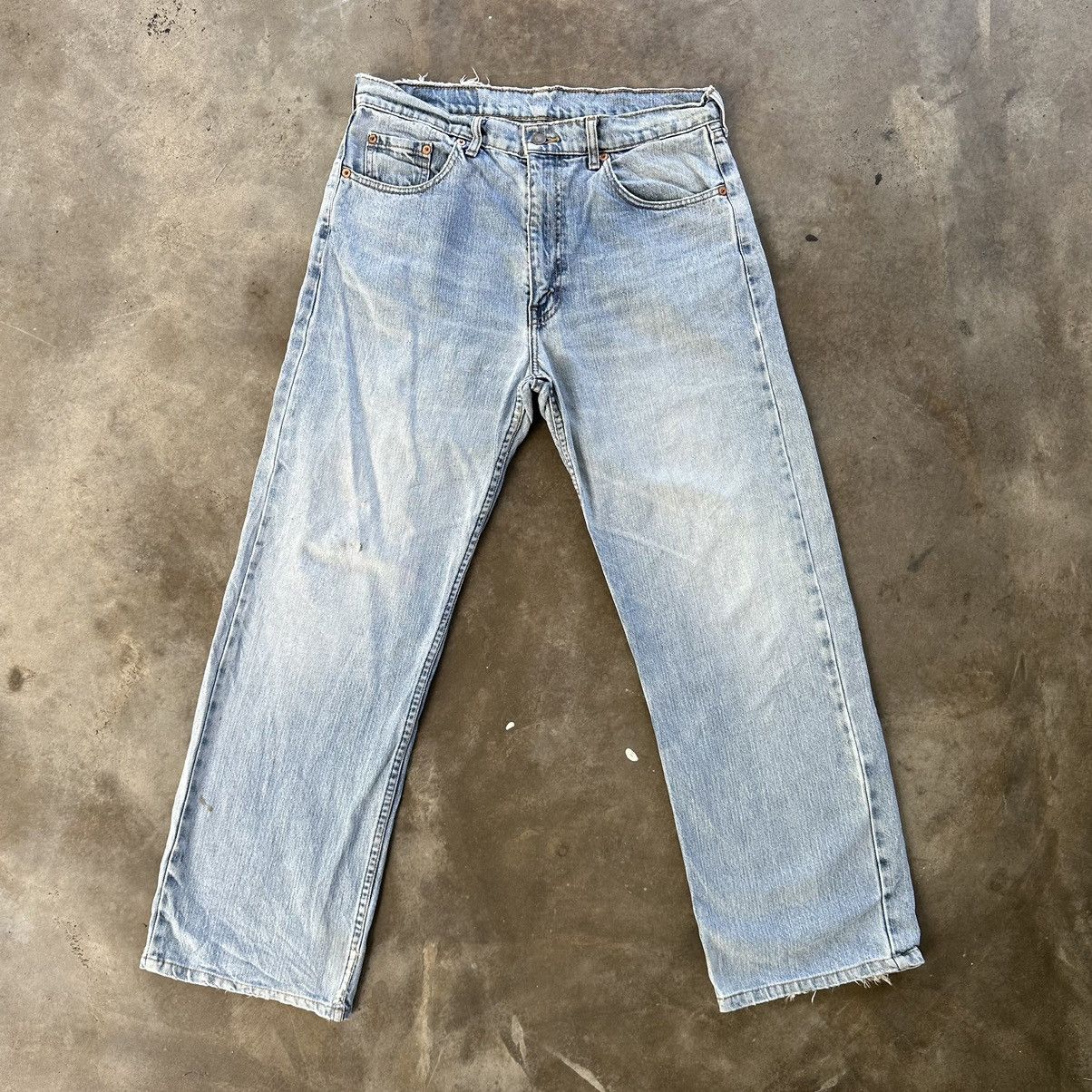 Levi's Vintage Levi’s 512 Lightwash Distressed Faded Denim Pant W32 Size US 32 / EU 48 - 1 Thumbnail