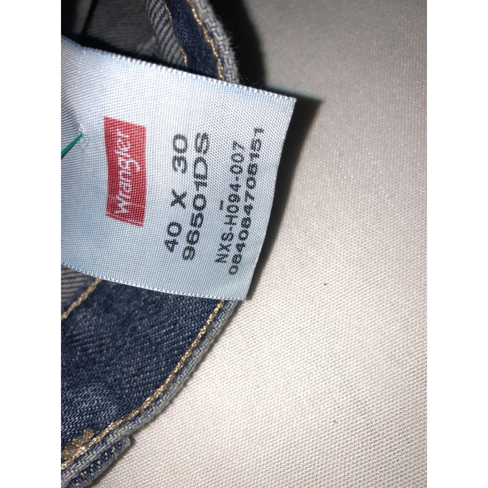 Wrangler Mens blue denim wrangler jeans Size US 40 / EU 56 - 3 Thumbnail