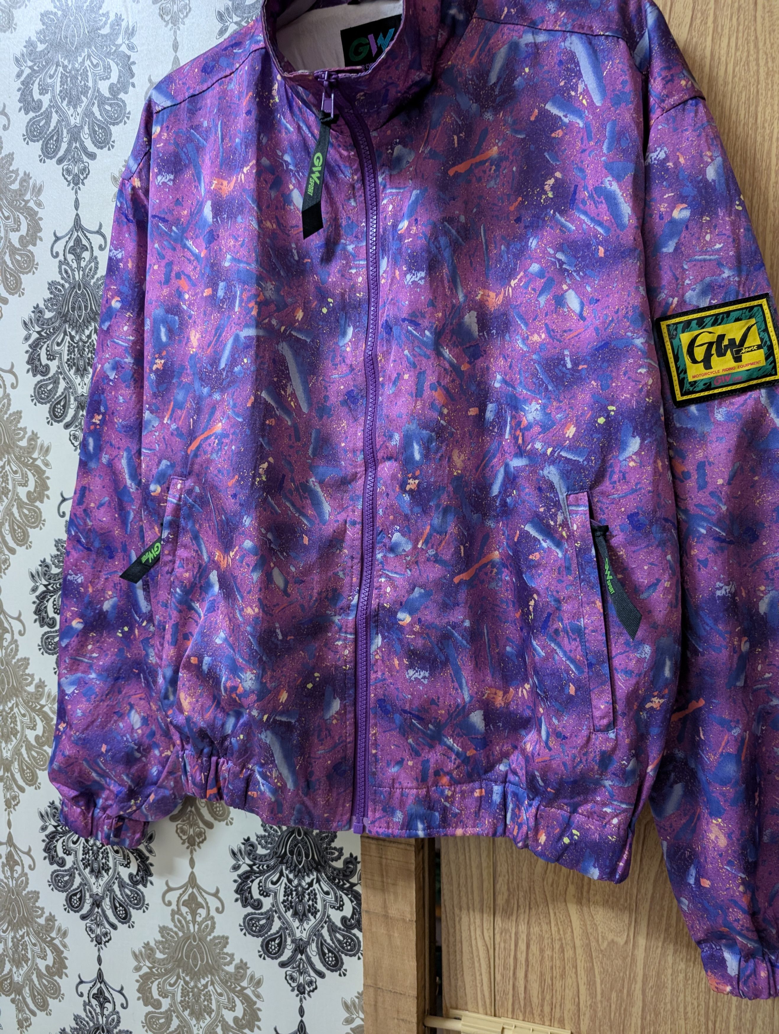 Goldwin Vintage Goldwin Sport Windbreaker Jacket Abstract Zipper Size US L / EU 52-54 / 3 - 5 Thumbnail