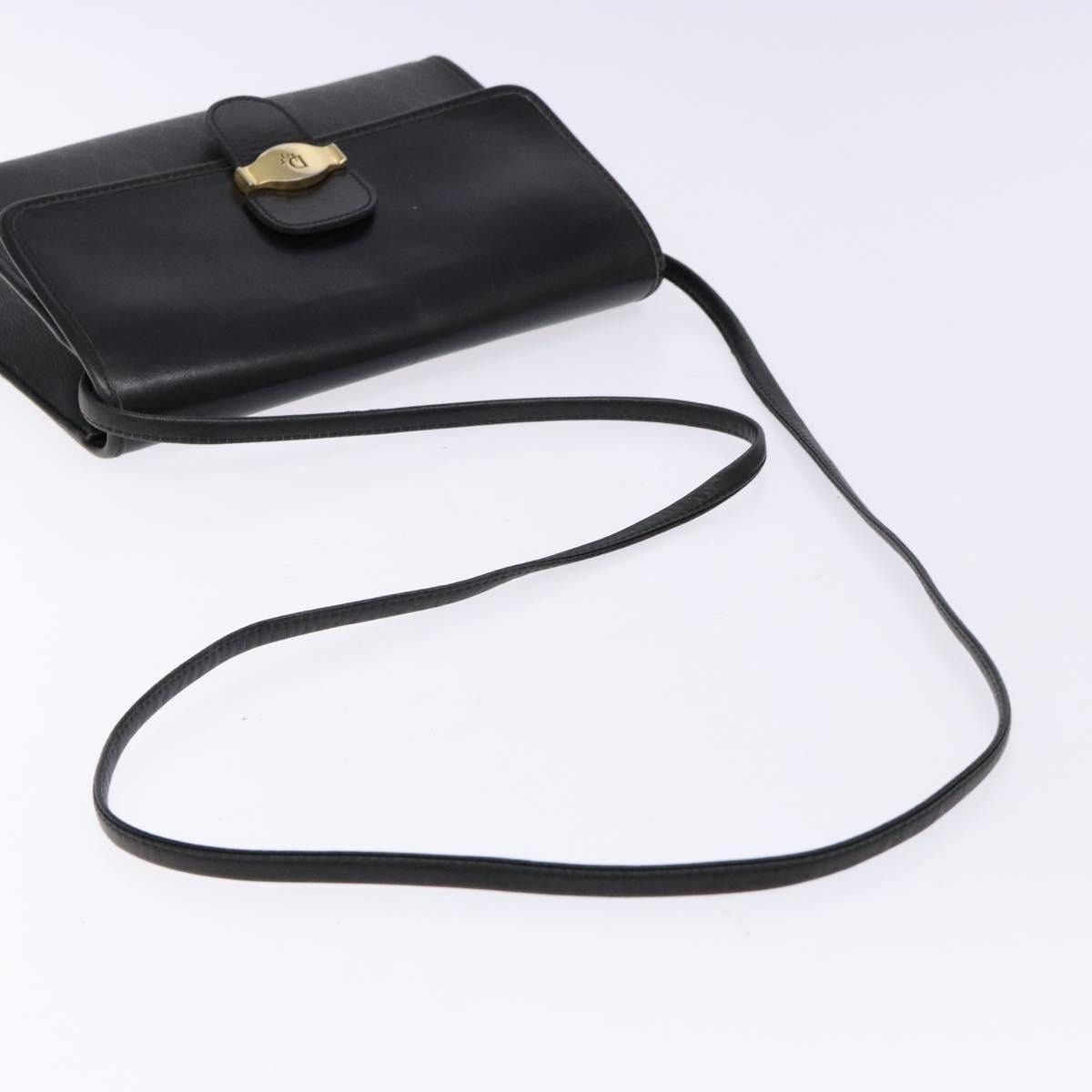 Dior DIOR Honeycomb Canvas Shoulder Bag Pvc Black Gold Size ONE SIZE - 7 Thumbnail