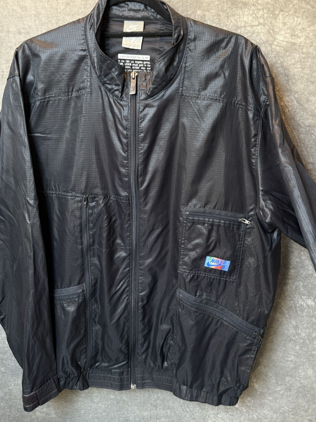 Nike × Vintage Vintage 00's Nike Swoosh Windbreakers Jacket Size US XL / EU 56 / 4 - 2 Thumbnail