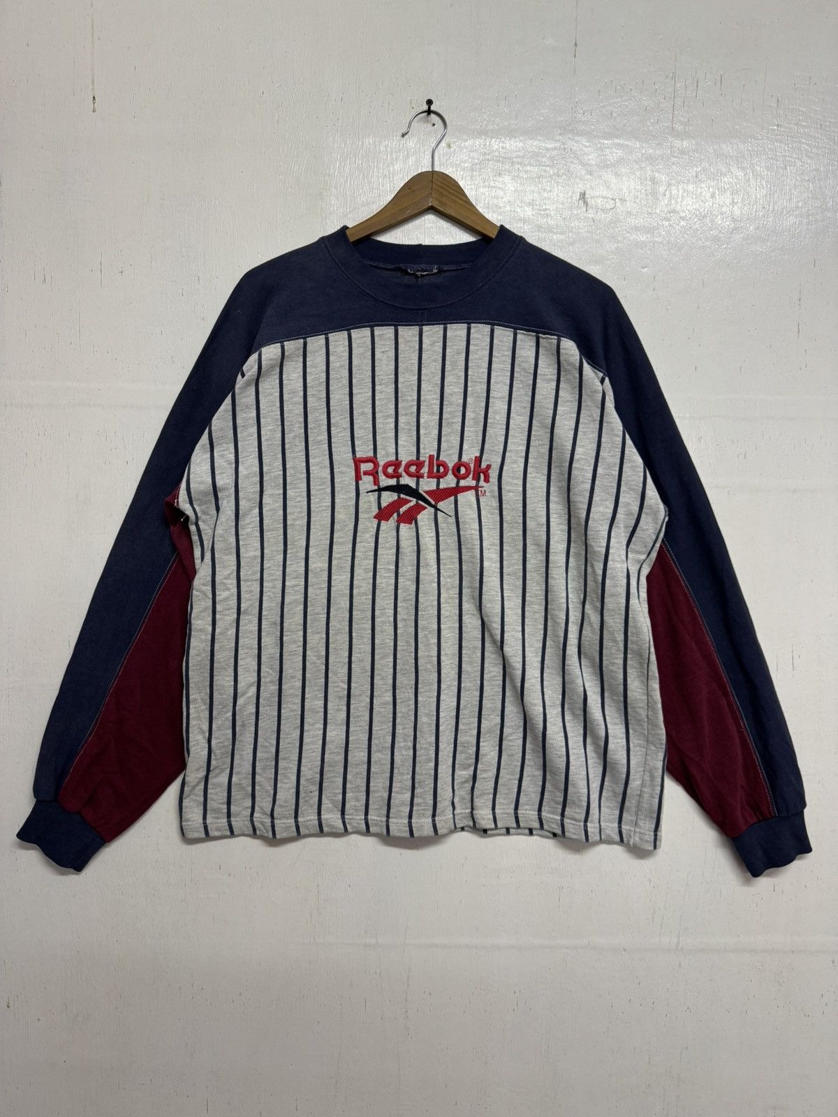 Reebok × Vintage Vintage Reebok Stripe Size US L / EU 52-54 / 3 - 1 Thumbnail