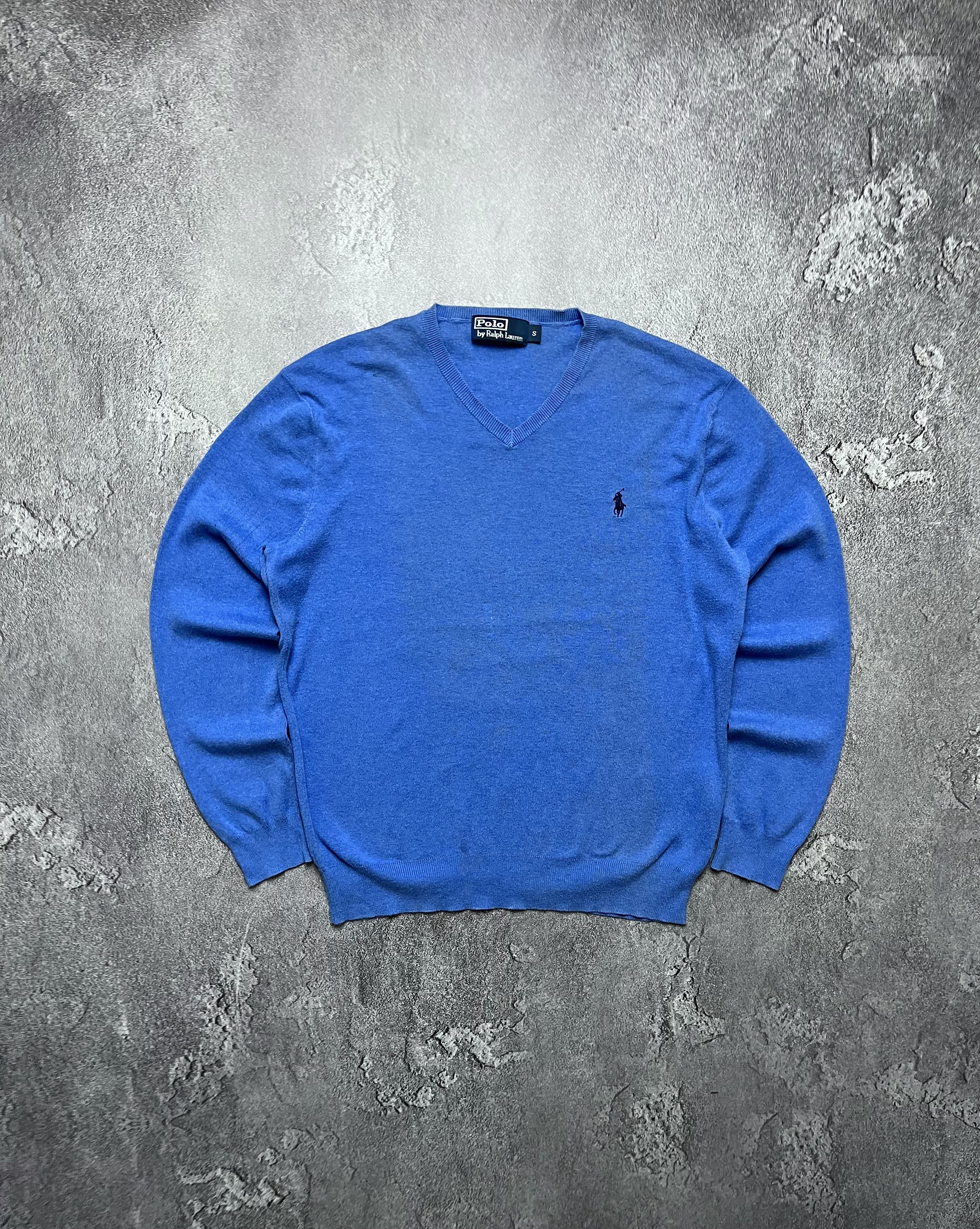 90x Vintage Long Sleeve Polo Ralph Lauren Big Pony Mens S