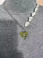 Japanese Brand Heart Punk Necklace Chain Choker Size ONE SIZE - 4 Thumbnail