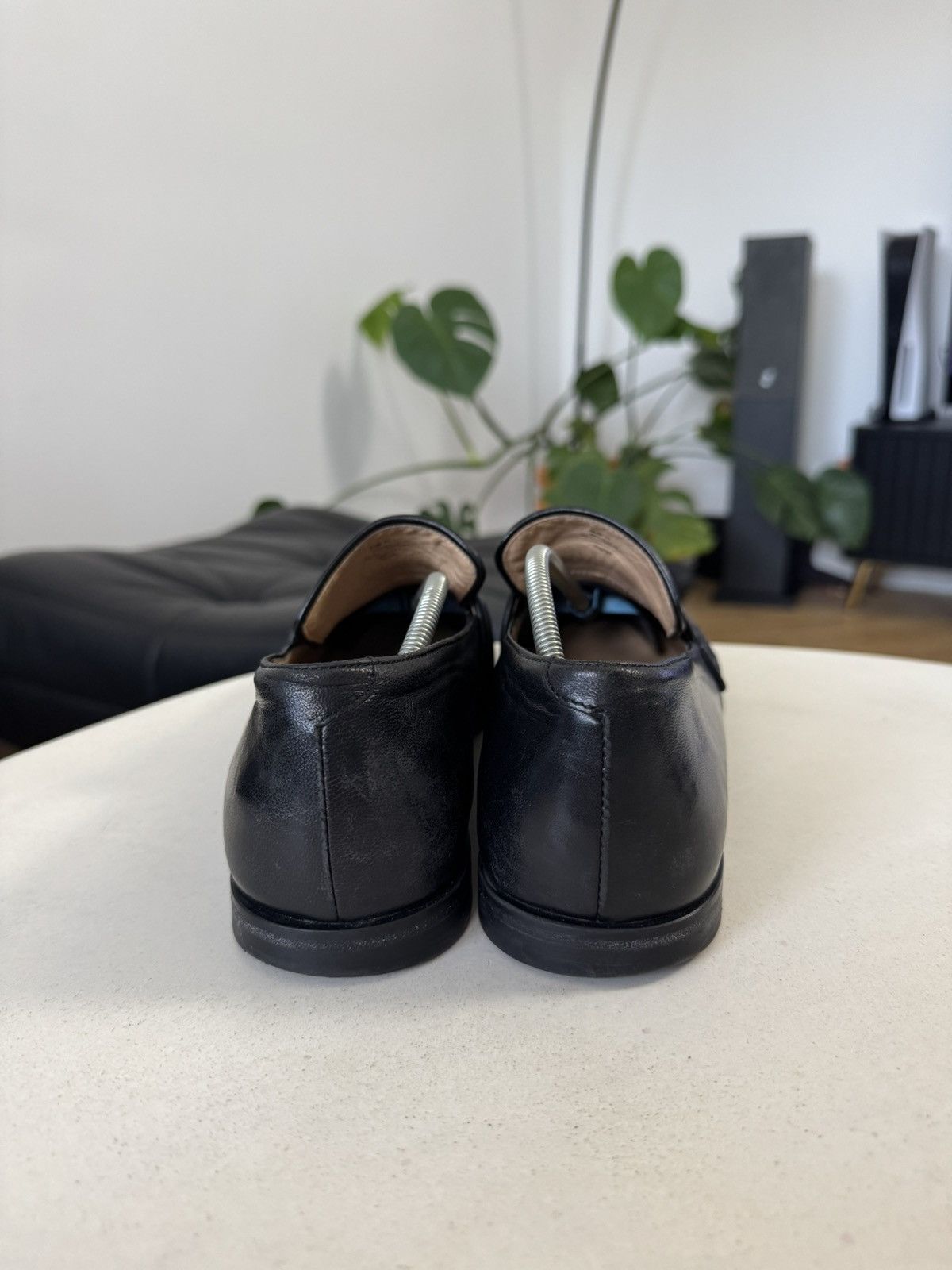 Cos Black High Quality COS Leather Loafers Vintage Y2k Hype Size US 8.5 / EU 41-42 - 5 Thumbnail