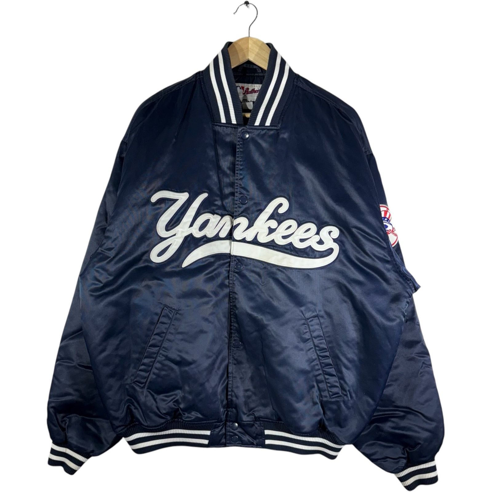 Majestic Vintage Majestic New York Yankees MLB Satin Bomber Jacket Size US XXL / EU 58 / 5 - 1 Thumbnail