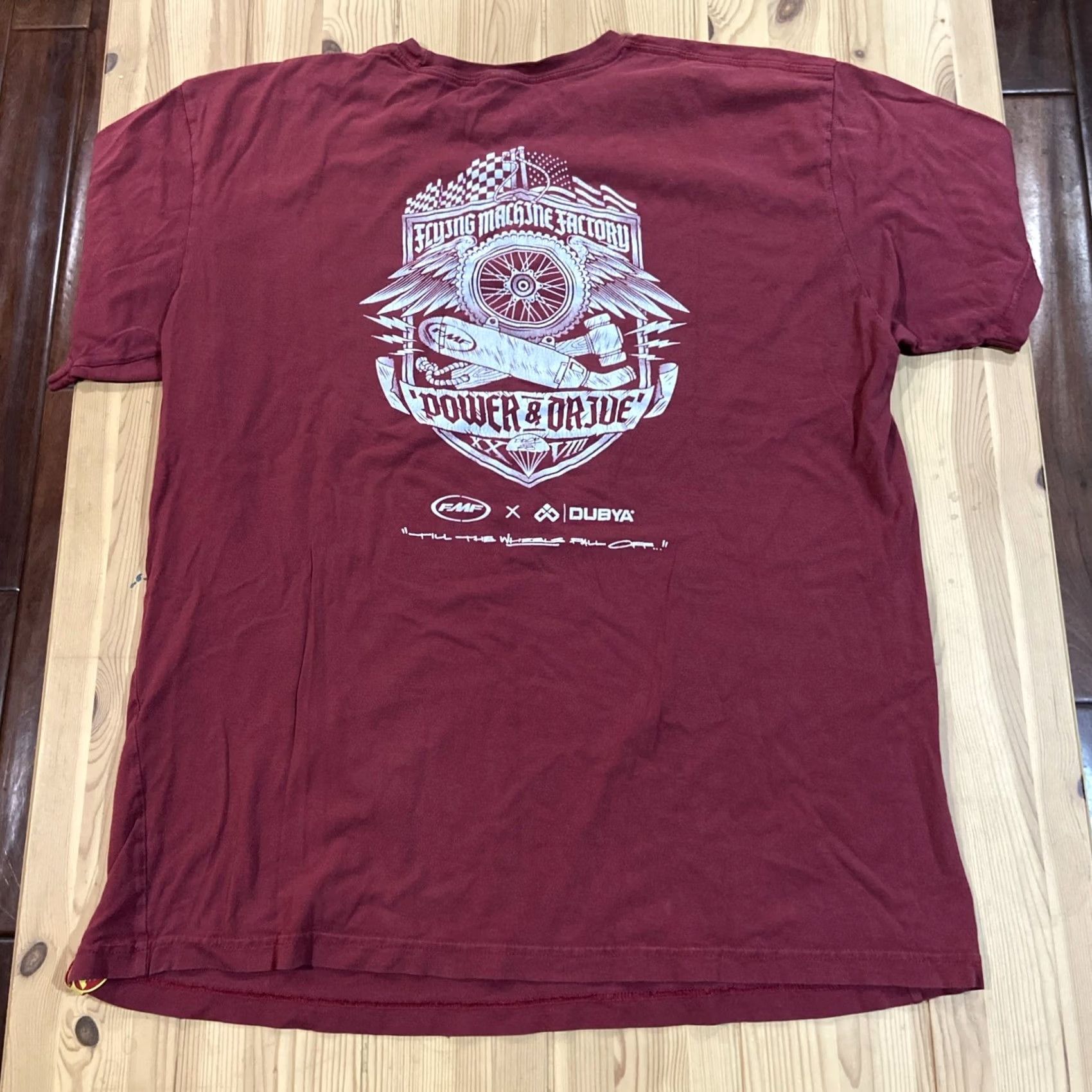 Vintage FMF TShirt The Drop Collection Motocross Racing XL Red Navy Size US XL / EU 56 / 4 - 6 Thumbnail
