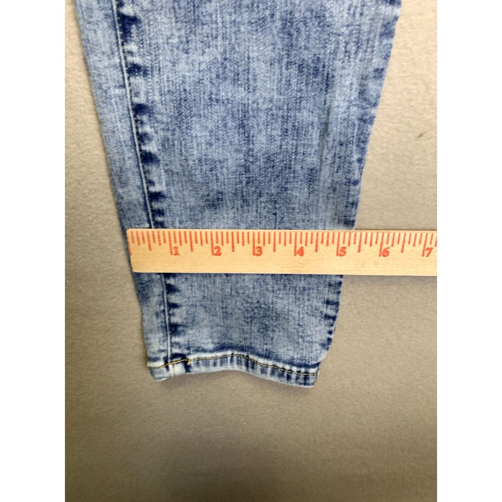 Vintage American Eagle Jeans 31x34 Men’s Slim Skinny Stacked 5-Pocket Blue Denim Size US 31 - 7 Thumbnail