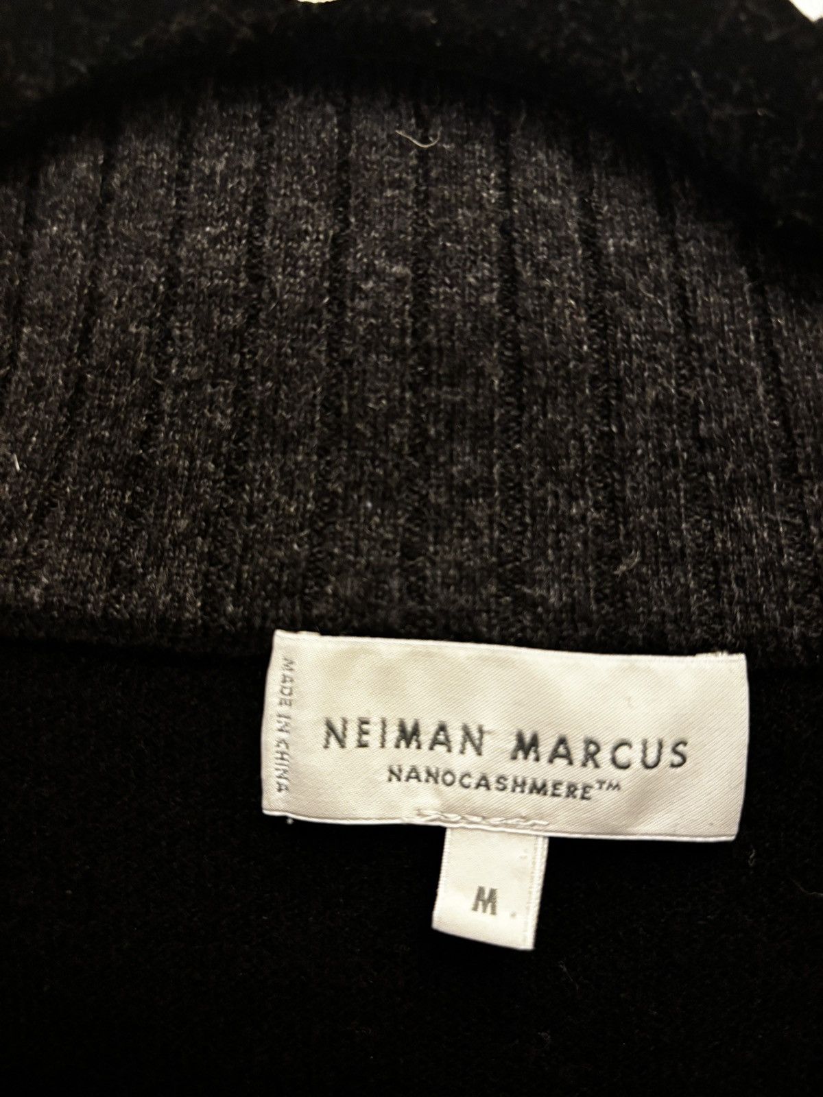 Neiman Marcus Neiman Marcus Cashmere Quarter-Zip Pullover Sweater Size US M / EU 48-50 / 2 - 4 Thumbnail