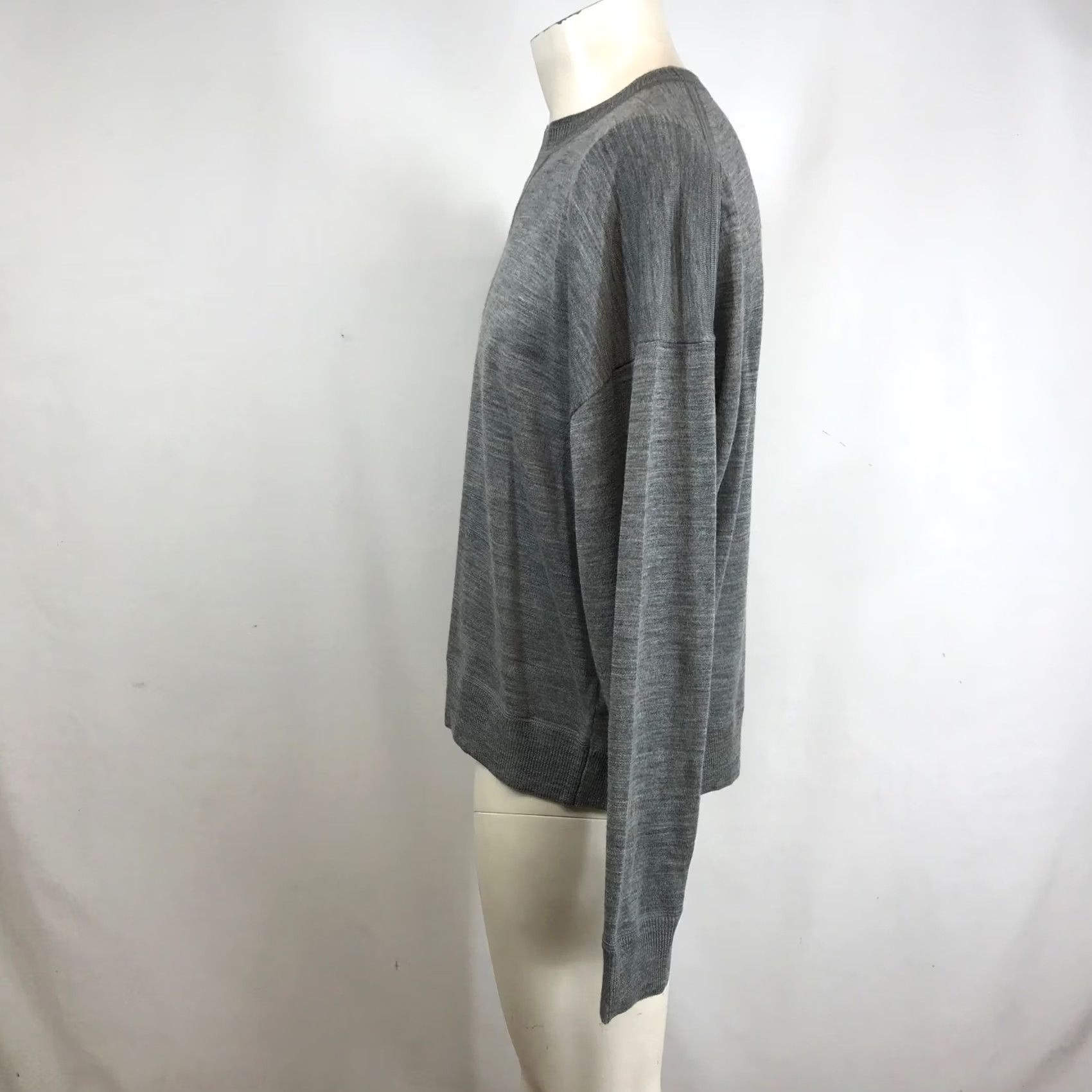 J.Crew J.Crew Mens XL Merino Wool Crewneck Sweater Heather Grey Fine Knit Pullover Size US XL / EU 56 / 4 - 6 Thumbnail