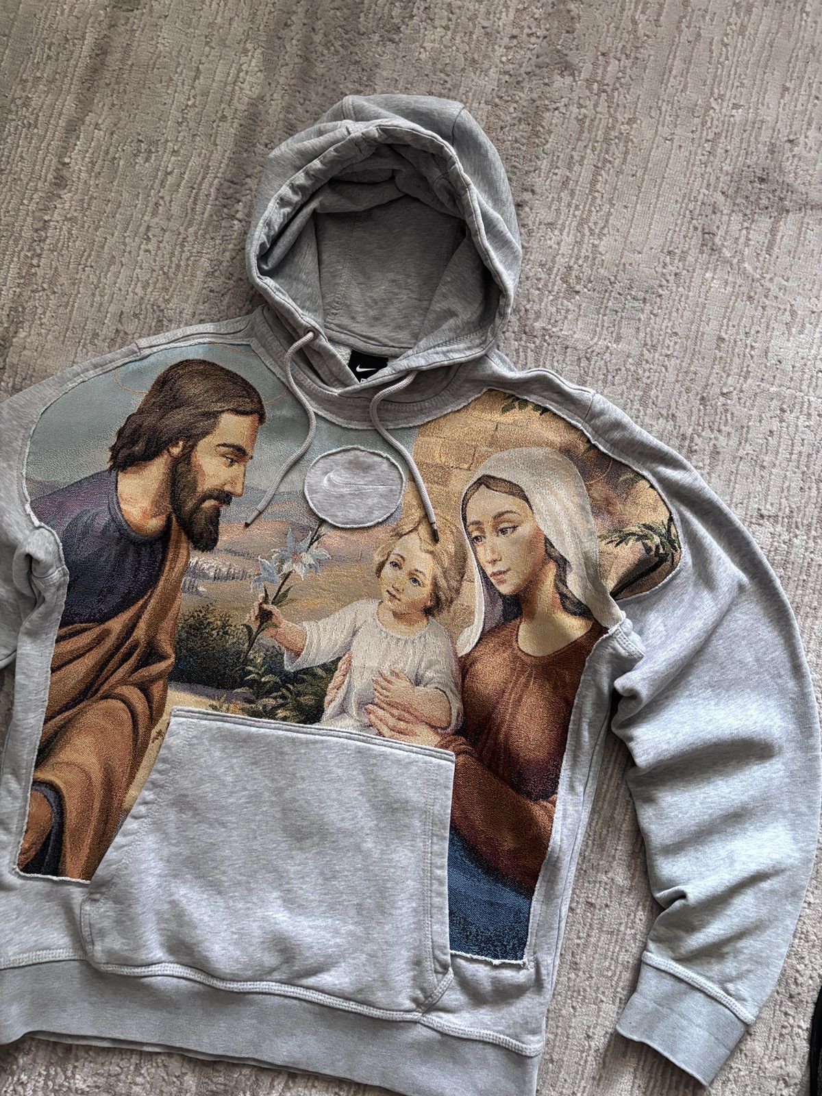 Nike Nike Reworked Junya Watanabe style Grey Hoodie Size US M / EU 48-50 / 2 - 2 Thumbnail