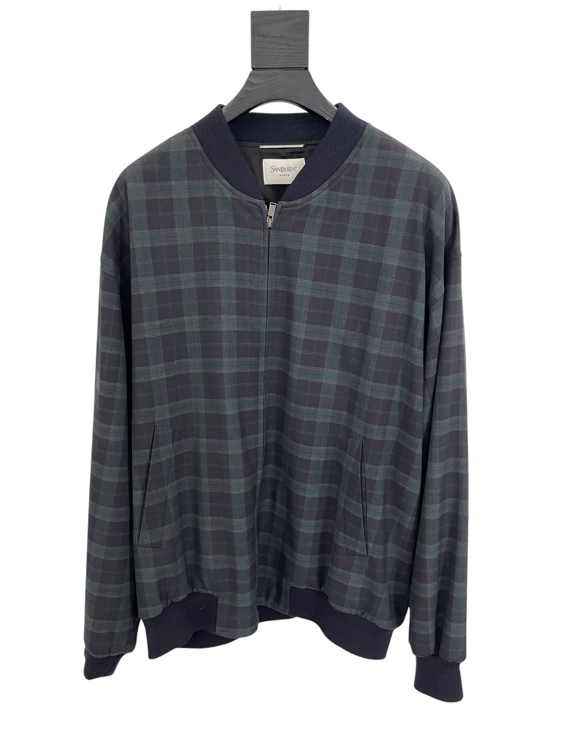 Saint Laurent Paris Saint Laurent Check Bomber Jacket Size US M / EU 48-50 / 2 - 1 Thumbnail