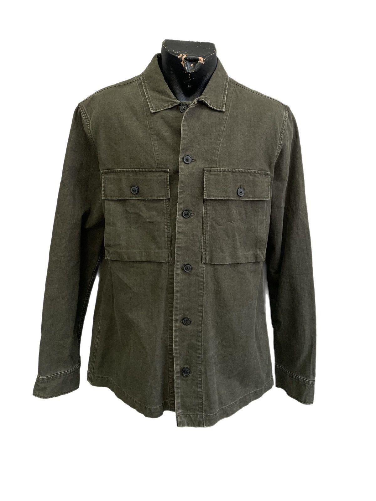 Allsaints All Saints green military jacket rare vintage style Size US M / EU 48-50 / 2 - 1 Thumbnail