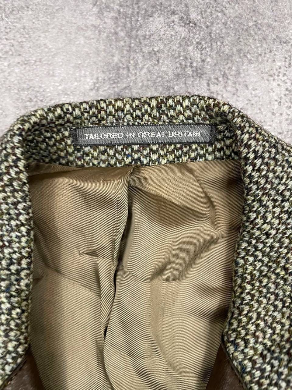 Harris Tweed Harris Tweed Men’s Vintage Jacket Wool Handwoven Brown Size 38S - 8 Thumbnail