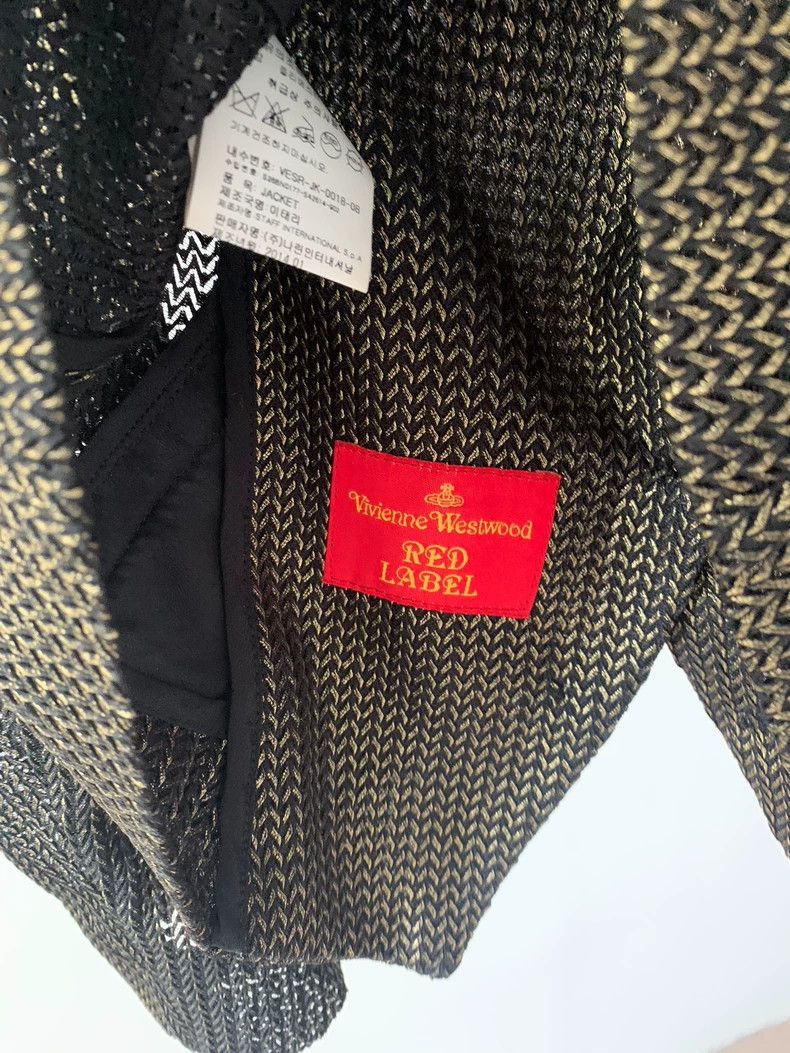 Vivienne Westwood Vivienne Westwood Gold wire woven collar suit Size XS / US 0-2 / IT 36-38 - 7 Thumbnail