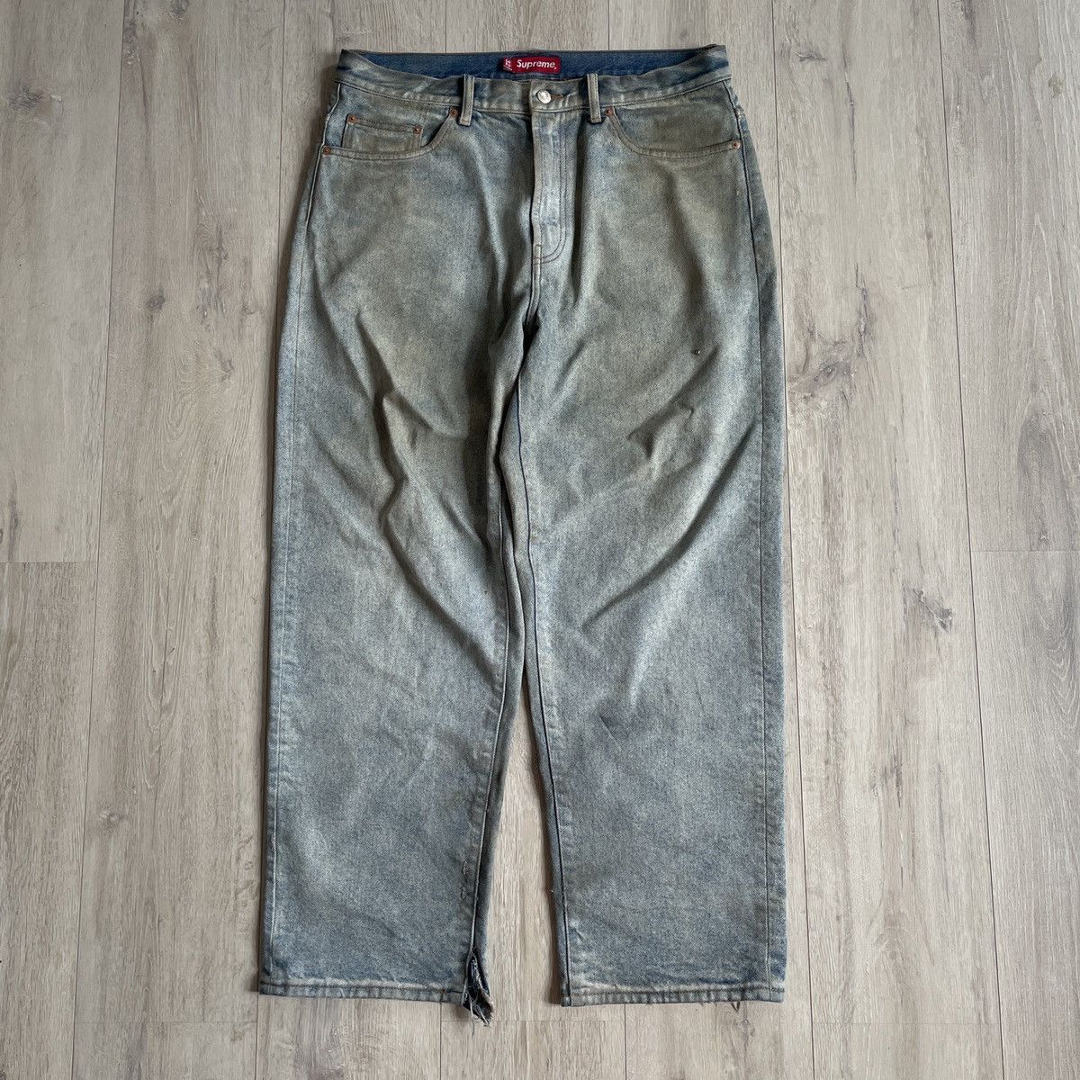 Supreme Supreme SS23 Dirty Indigo baggy jean | Grailed