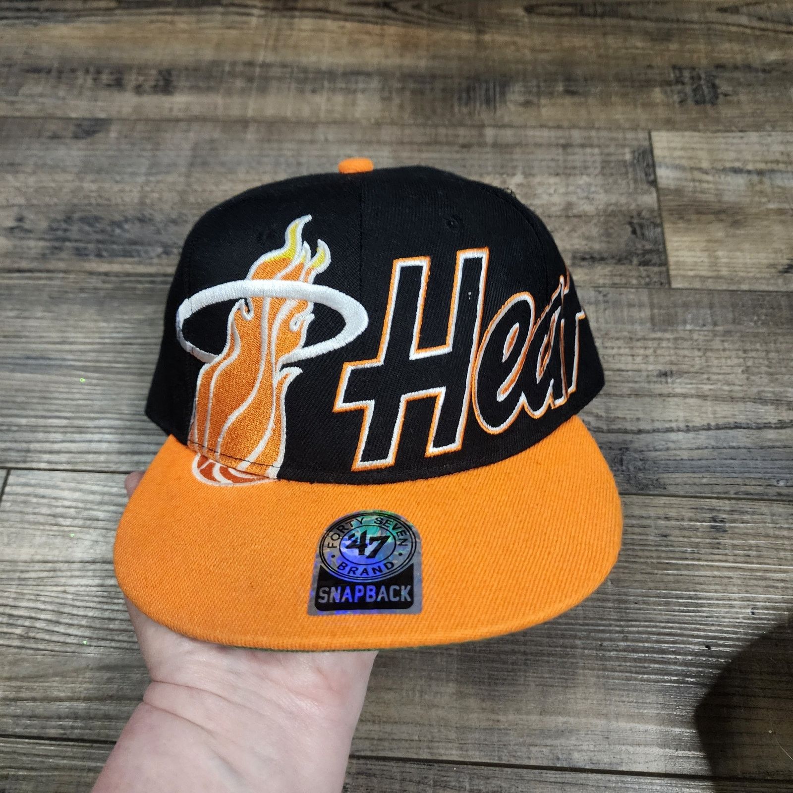 47 Brand Miami Heat Basketball Snapback 47 Brand Cap VV Size ONE SIZE - 1 Thumbnail
