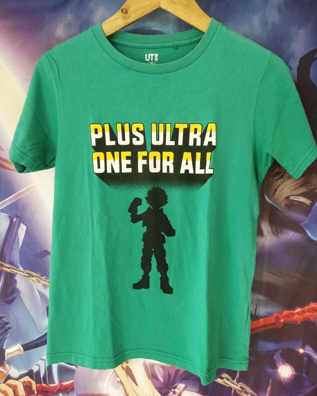 Anime × Japanese Brand My Hero Academia x Uniqlo Deku Green Official Anime Tees Size US S / EU 44-46 / 1 - 1 Thumbnail