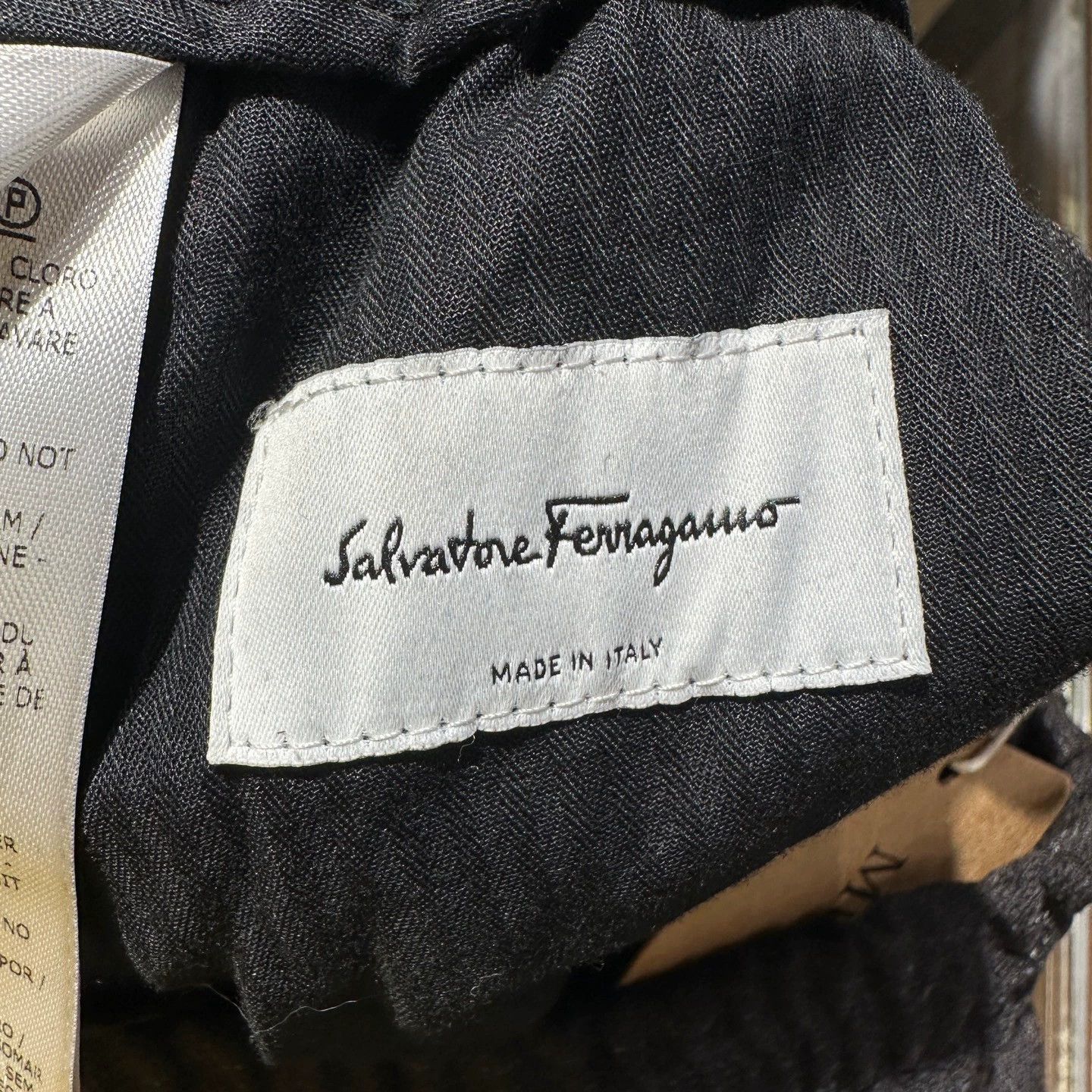 Salvatore Ferragamo Ferragamo may784 Striped Drawstring Chino 52 Wool Size US 36 / EU 52 - 3 Thumbnail