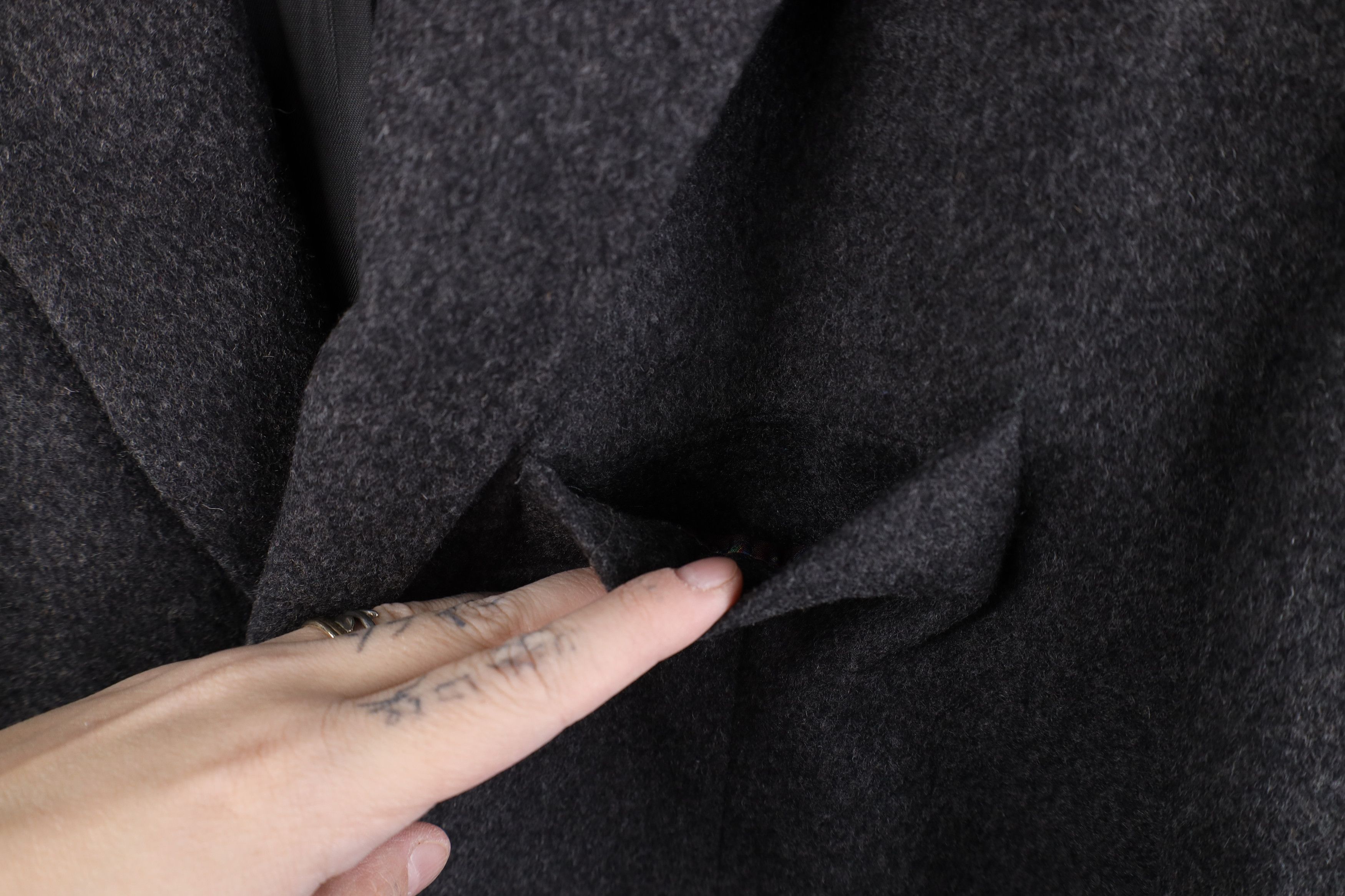 Ralph Lauren Vintage Ralph Lauren Cashmere Suit Coat Blazer Jacket Gray Size US XL / EU 56 / 4 - 5 Thumbnail