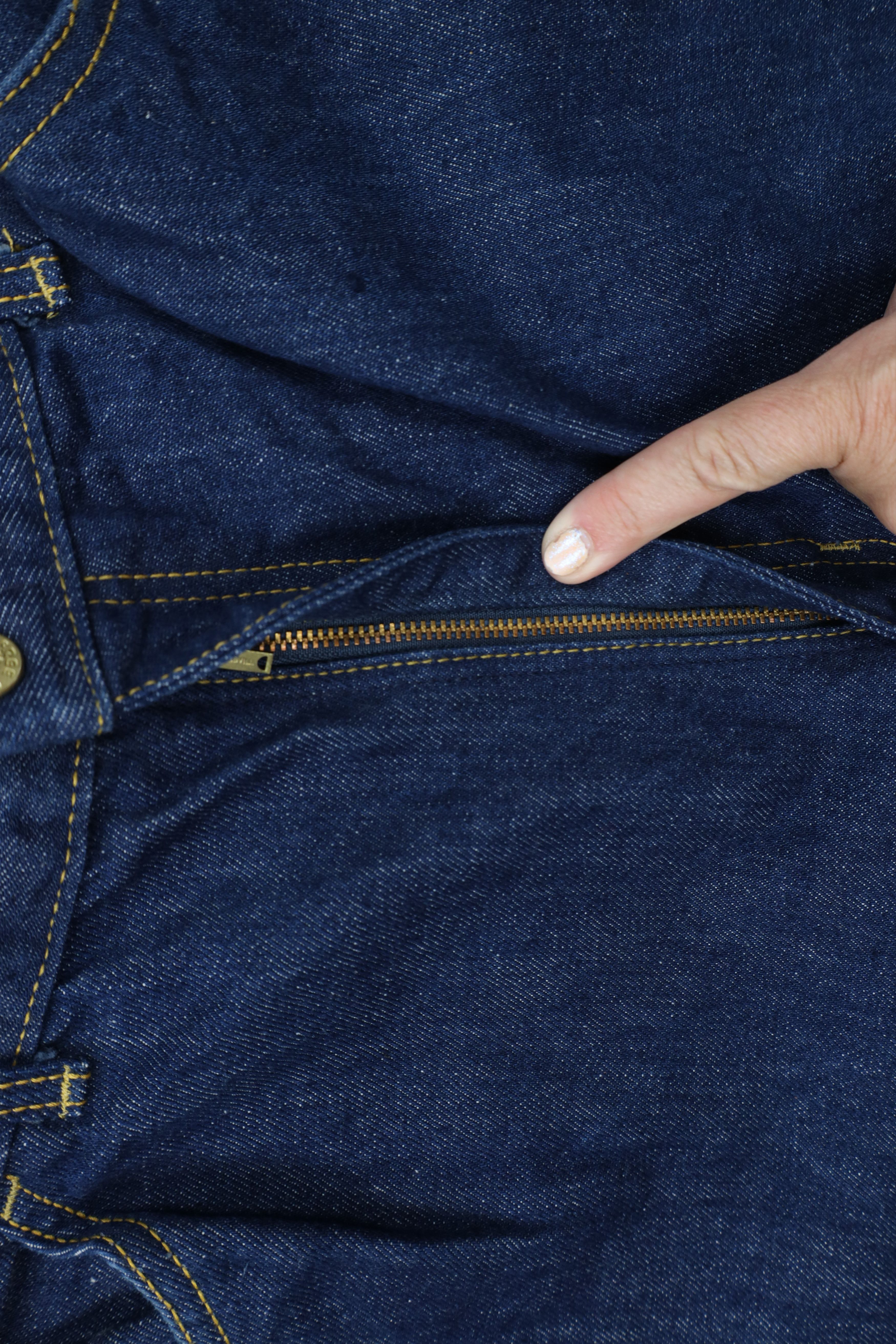 Vintage Vintage 70s 80s Streetwear Straight Leg Denim Jeans Blue Size 30" / US 8 / IT 44 - 7 Thumbnail