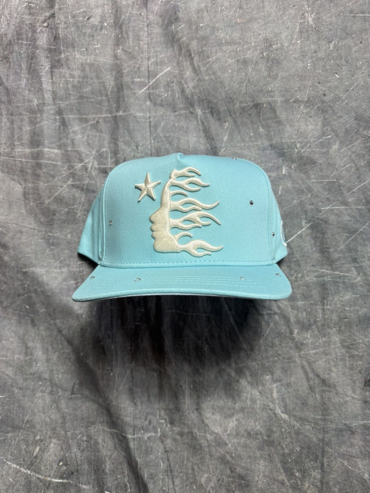 HELLSTAR Hellstar Logo with Rhinestones Snapback Hat in Baby Blue Size ONE SIZE - 1 Thumbnail