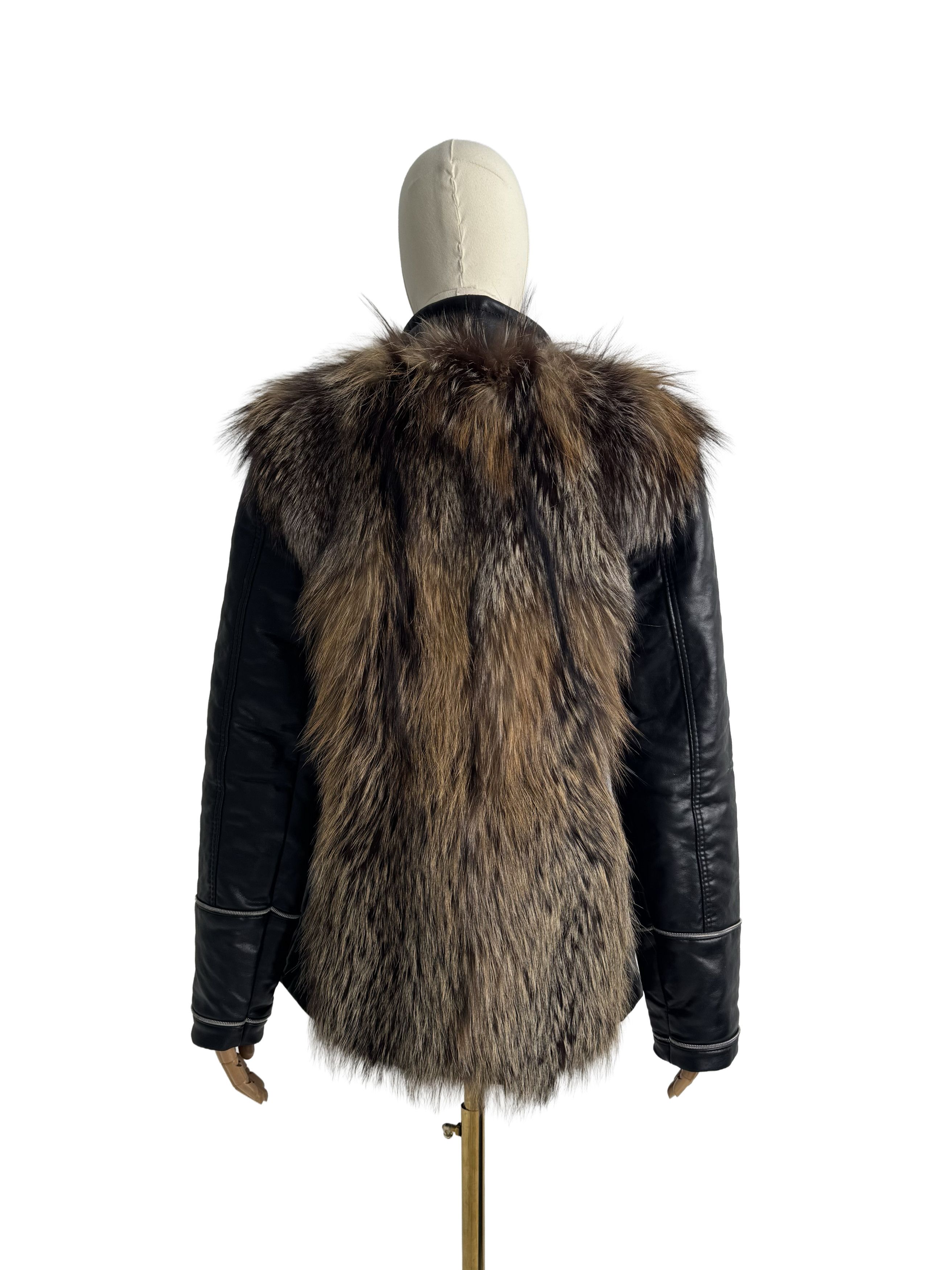 Vintage Vintage Jacket With Real Fur Details Size M / US 6-8 / IT 42-44 - 4 Thumbnail