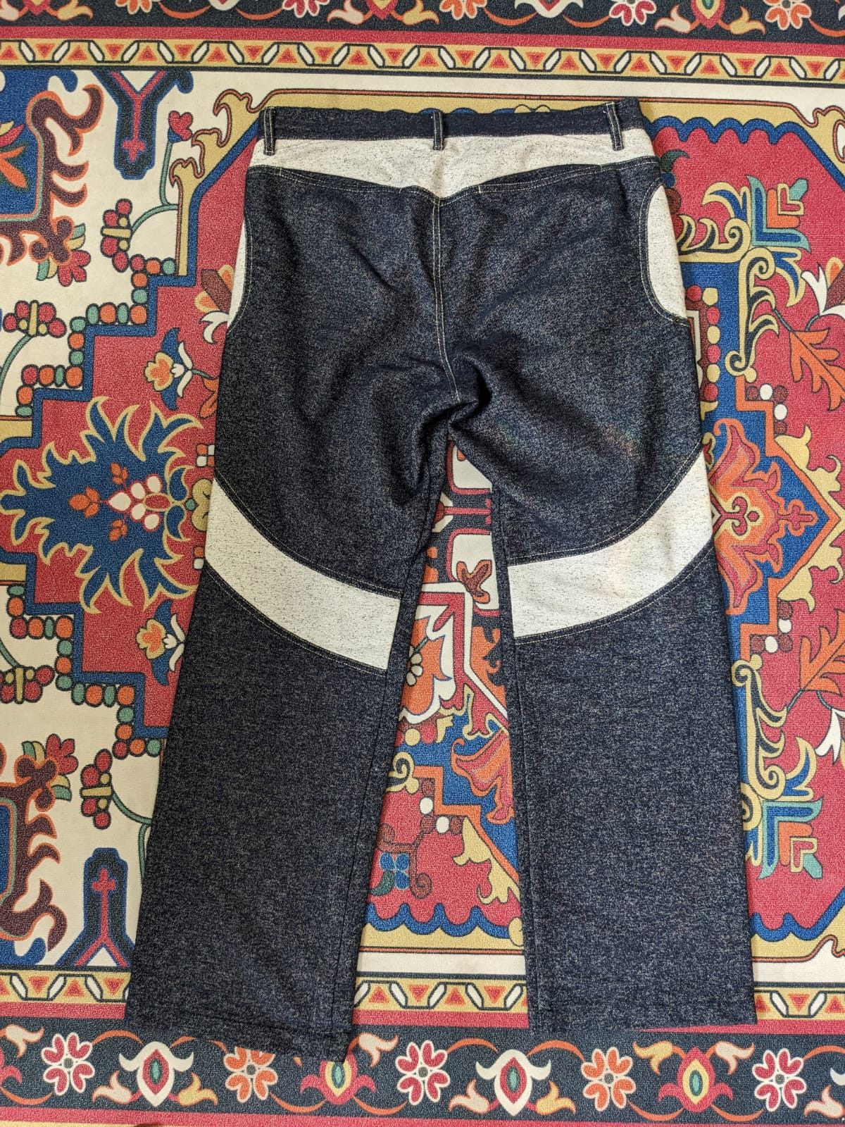 Kiko Kostadinov 008 'Tulcea' Denim Riding Claw Trousers Size US 32 / EU 48 - 3 Thumbnail
