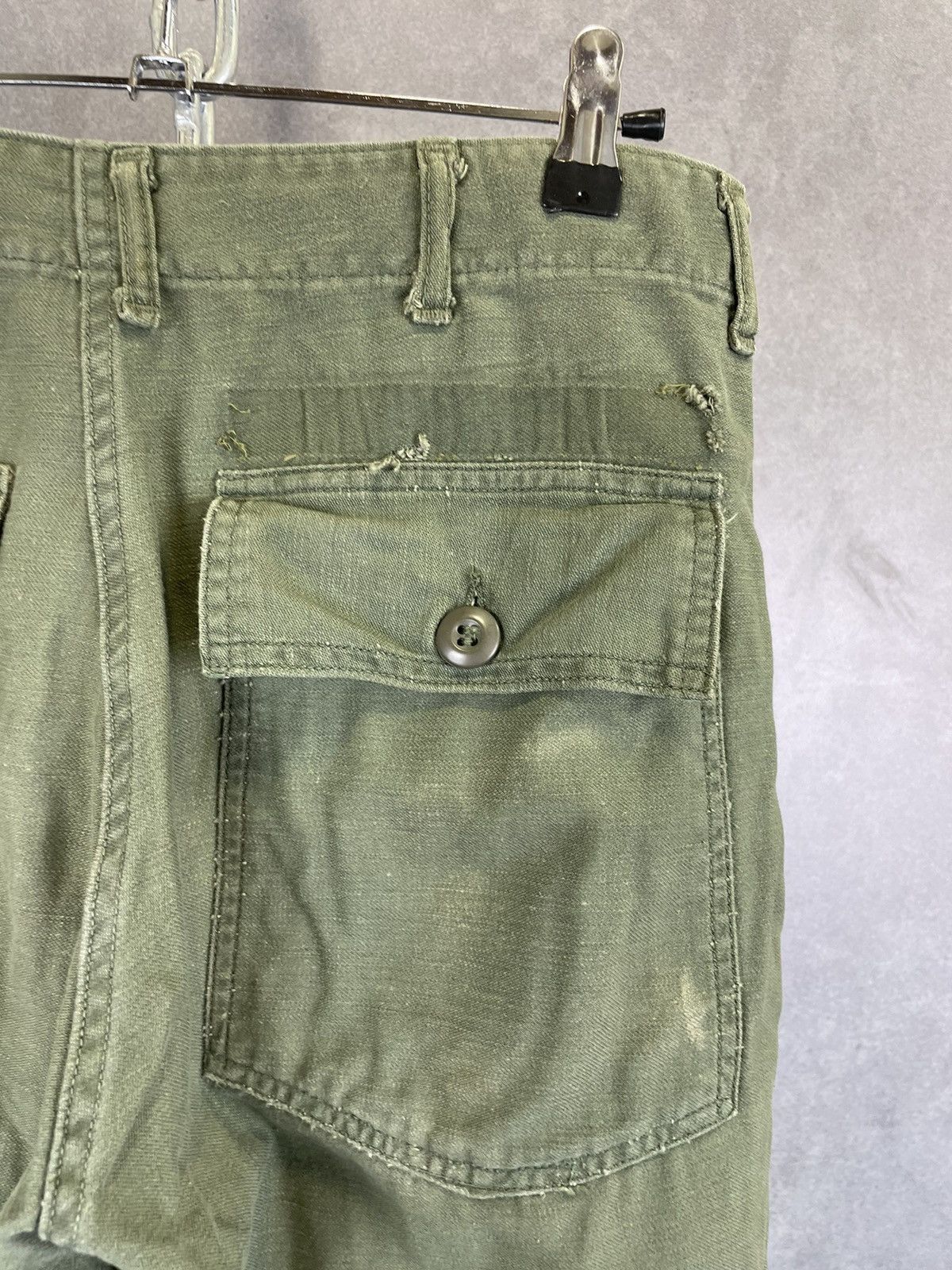 Vintage Military OG-107 Fatigue Pants cotton sateen vietnam