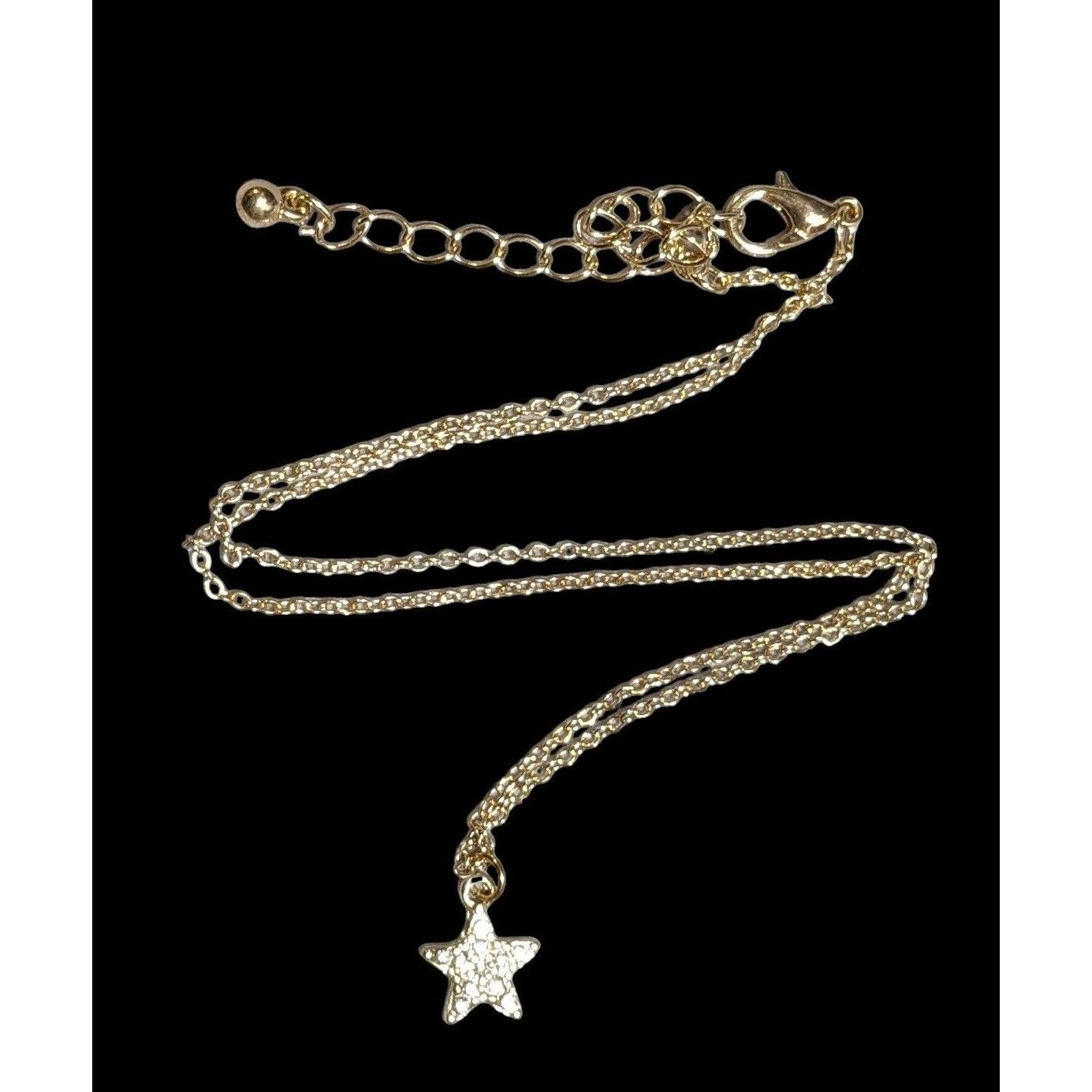 Other Minimalist Gold Rhinestone Star Necklace Size ONE SIZE - 1 Thumbnail