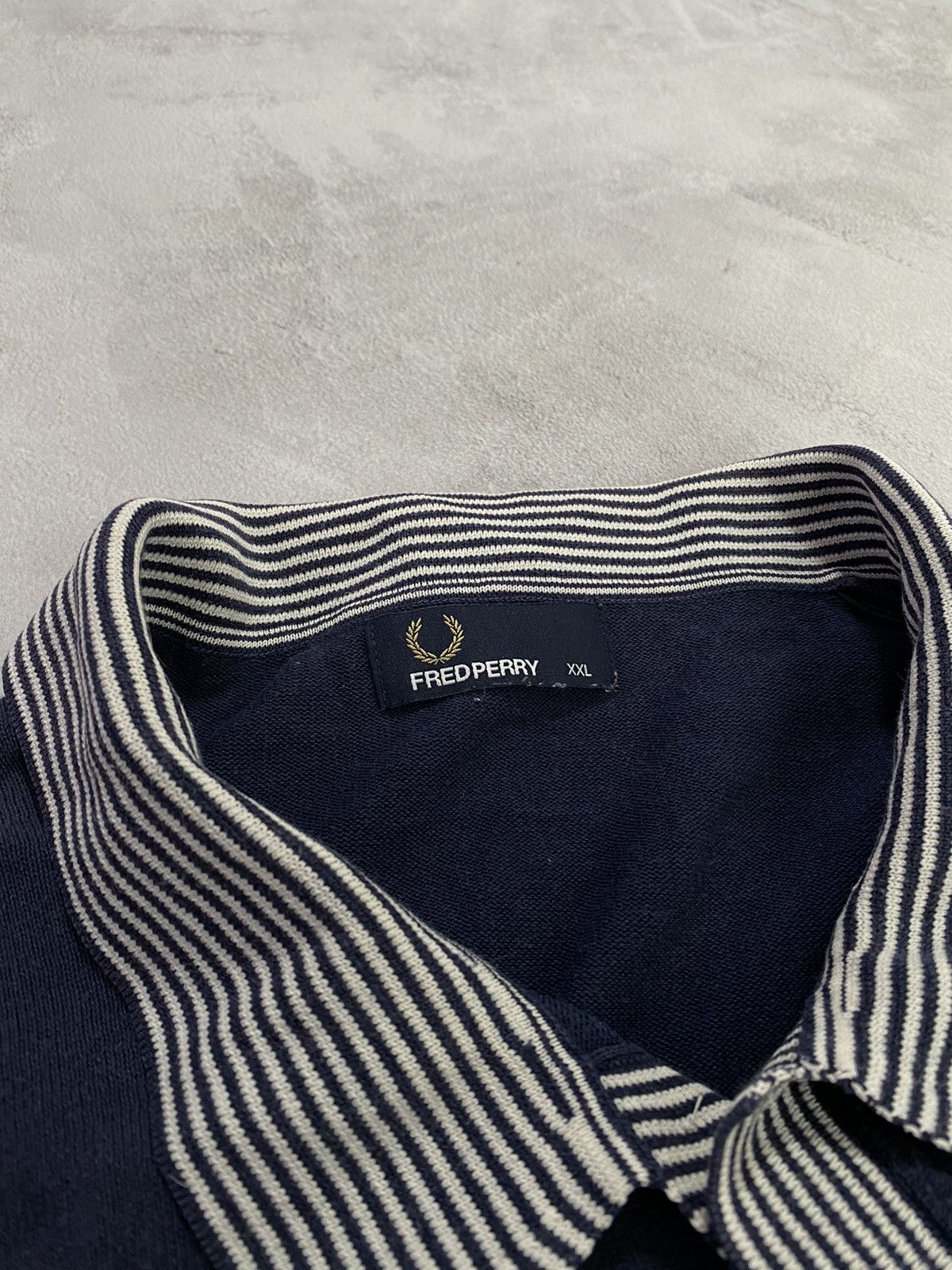 Fred Perry ⚔️ Vintage 90s T-Shirt Polo Fred Perry Size US XXL / EU 58 / 5 - 5 Thumbnail